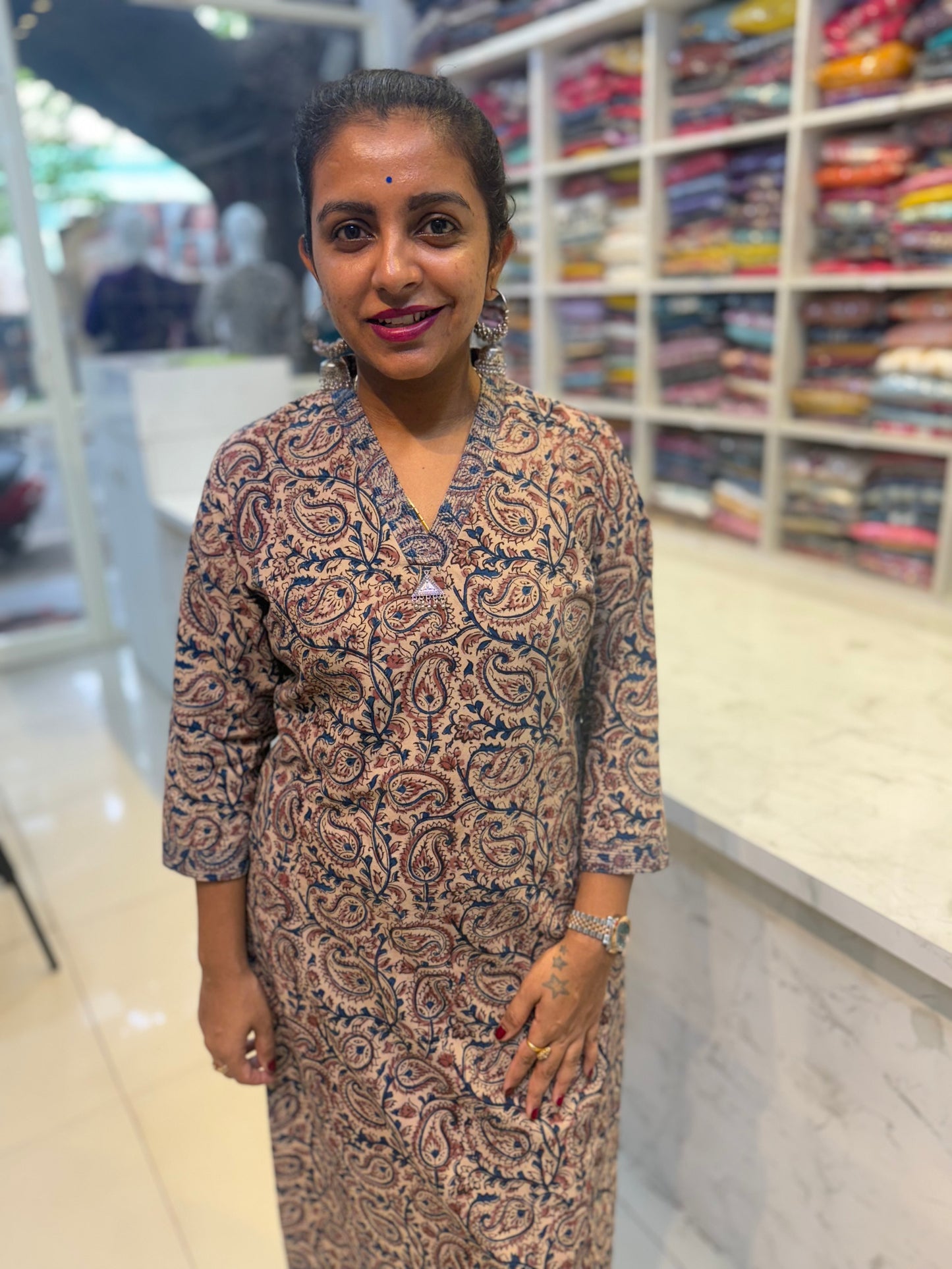 Kalamkari Cotton Kurti