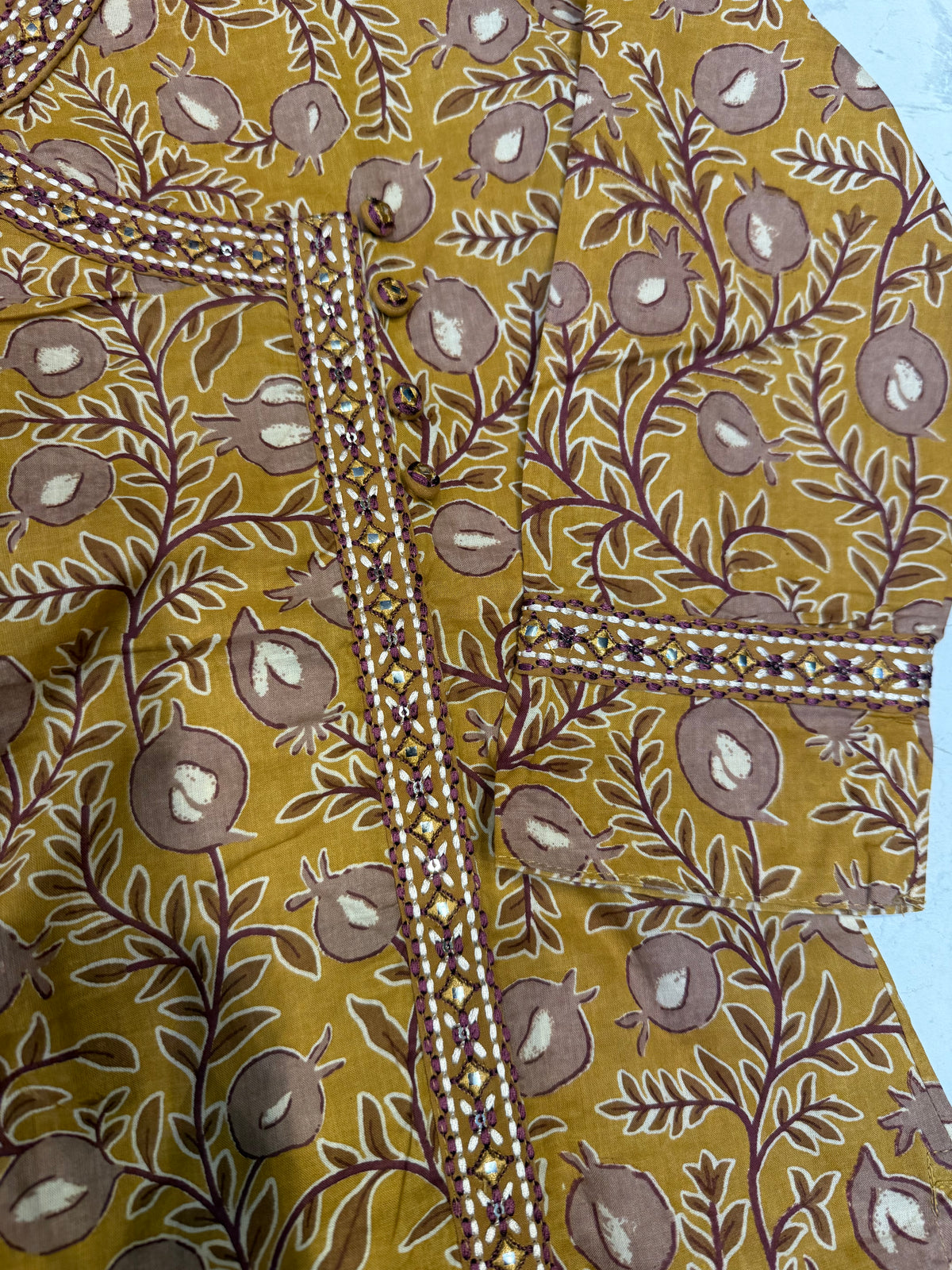 Printed Pure Cotton Tunics Top -HSC1284