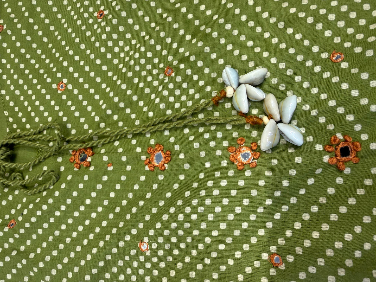 Trending Green Pure Cotton Kurti With Pant and Dupatta-HSC120
