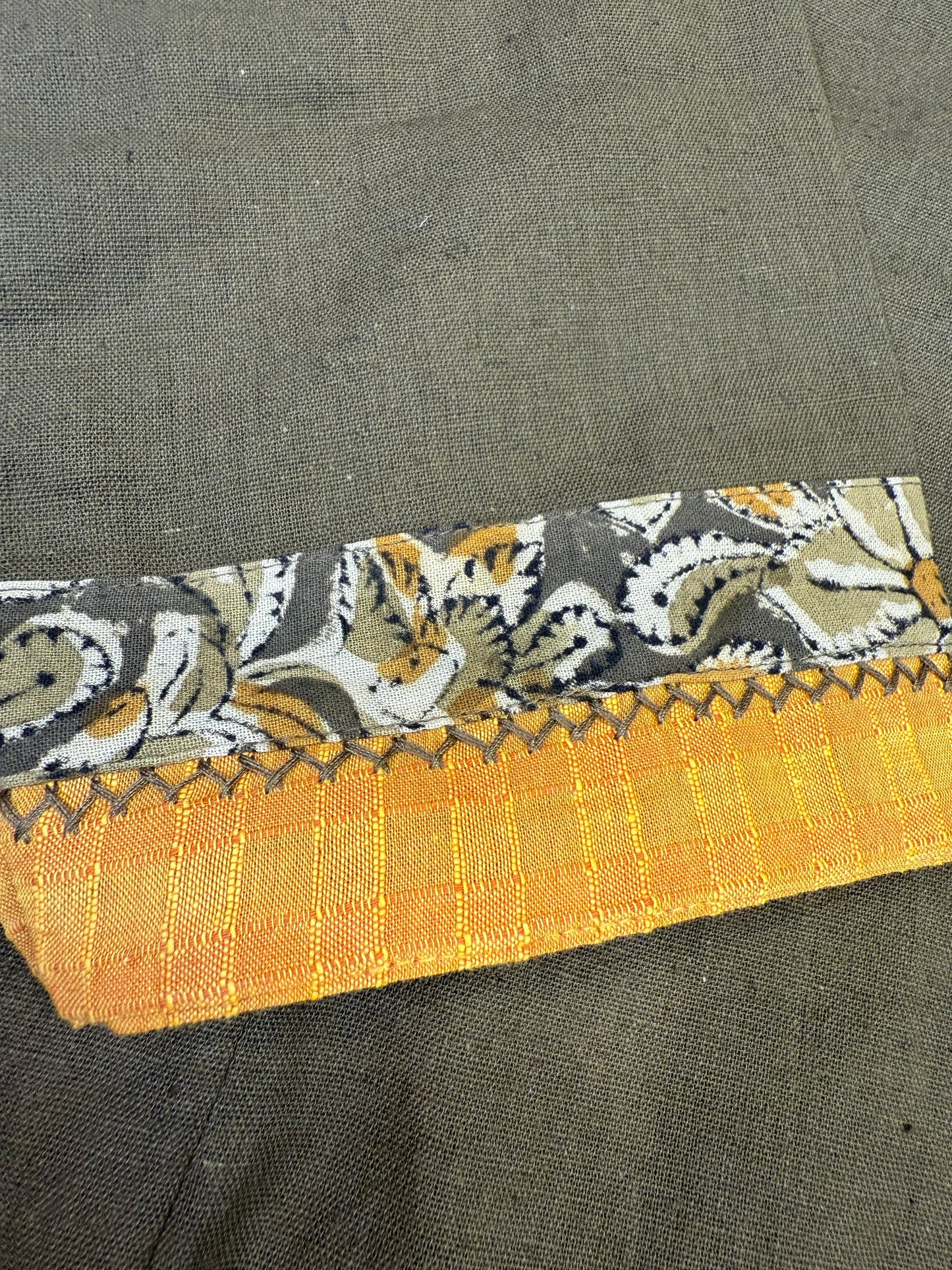 Olive Green Pure Cotton Kurti