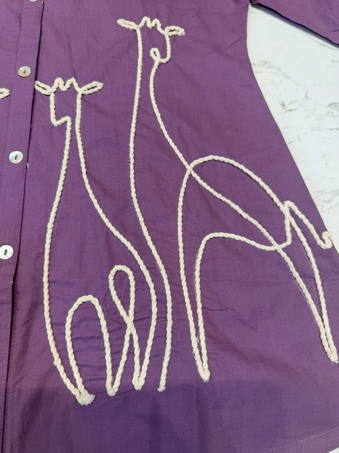 Giraffe Short Top