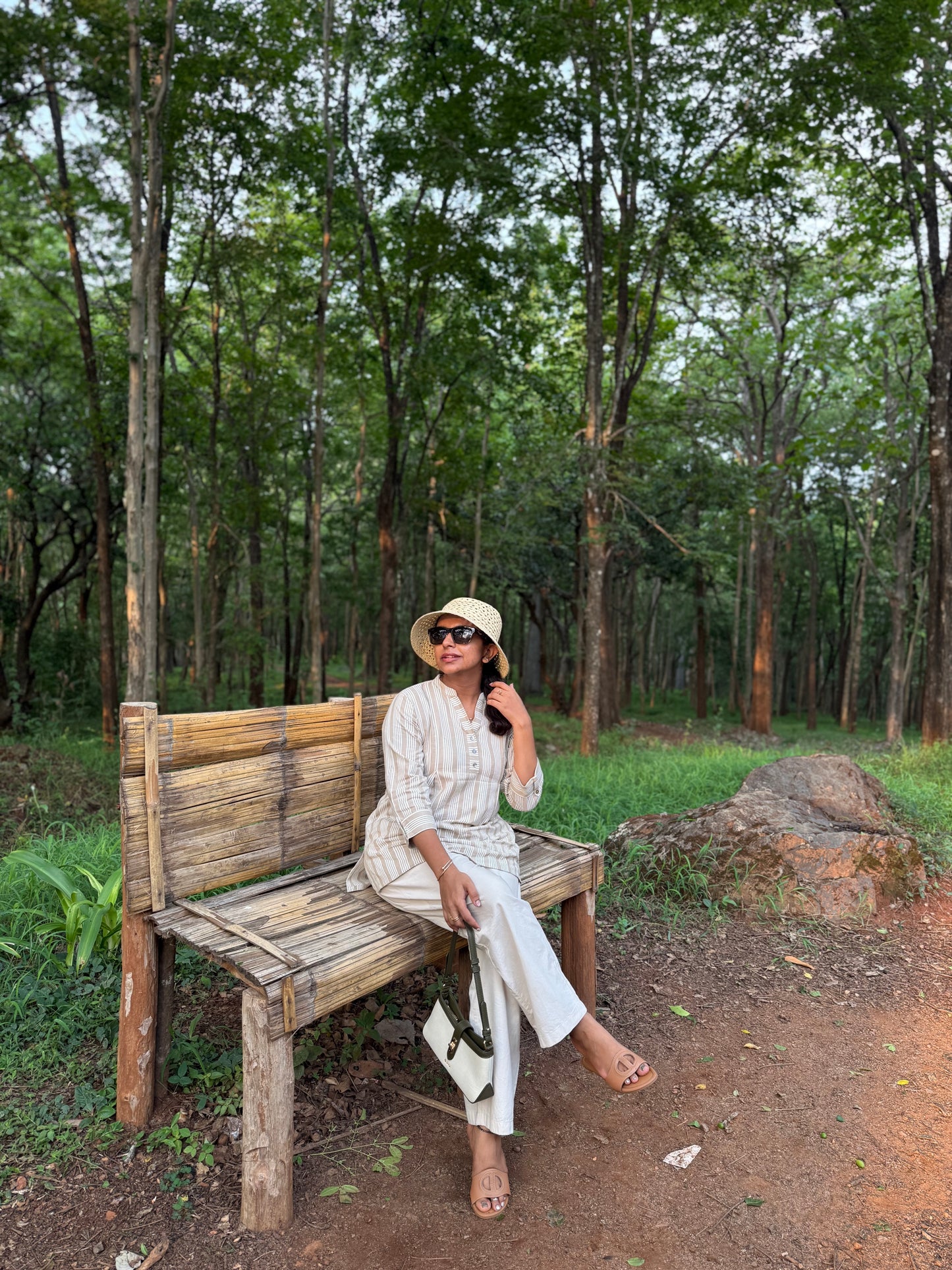 Stripes Pure Cotton Tunics Top
