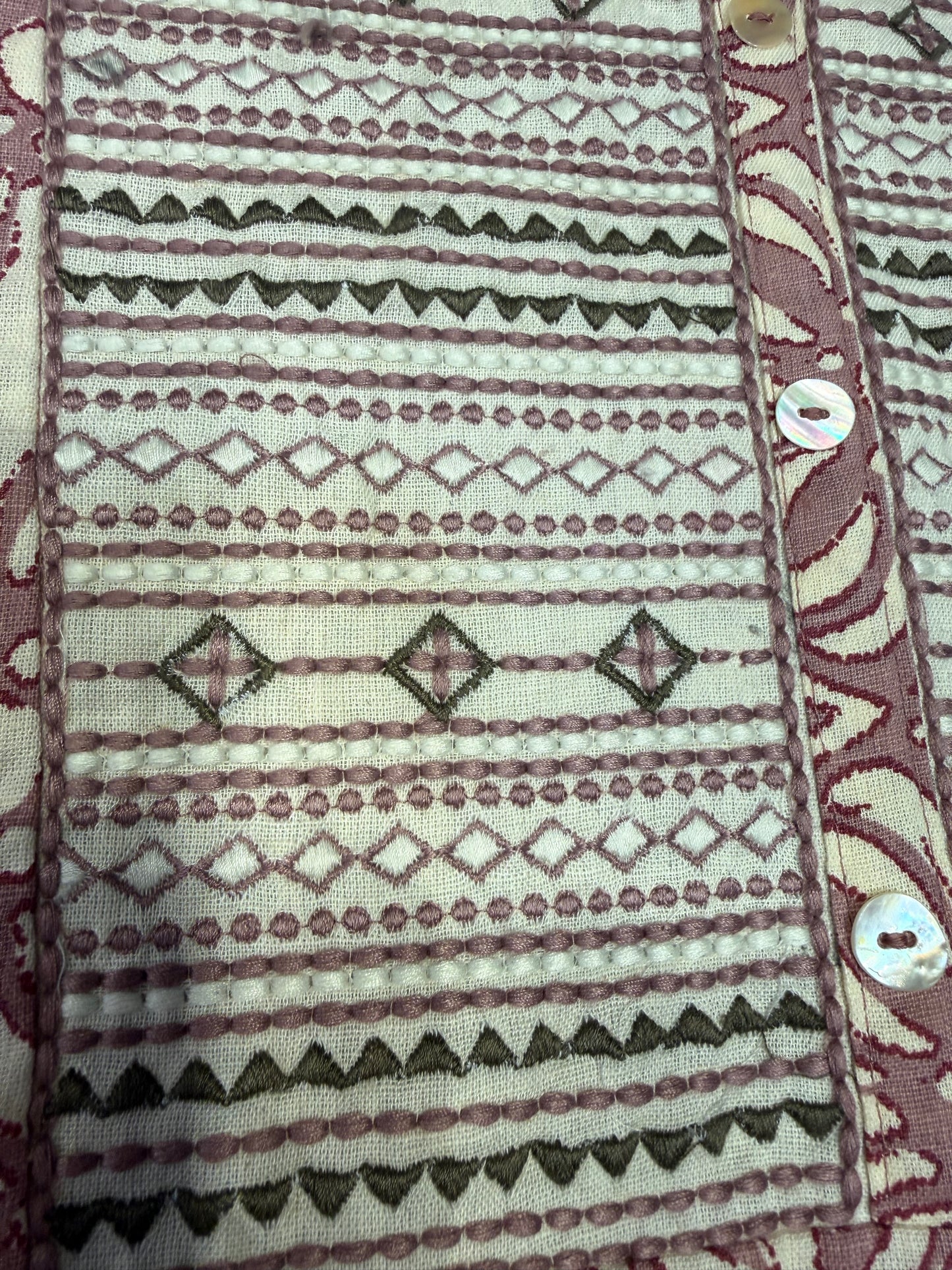 Mauve Pure Cotton Kurti With Pant Co-ords set