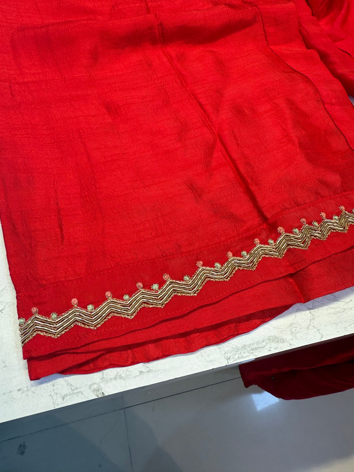 Pure Dola Silk HandWork Salwar suit