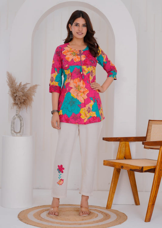 Cotton Kurti and pant