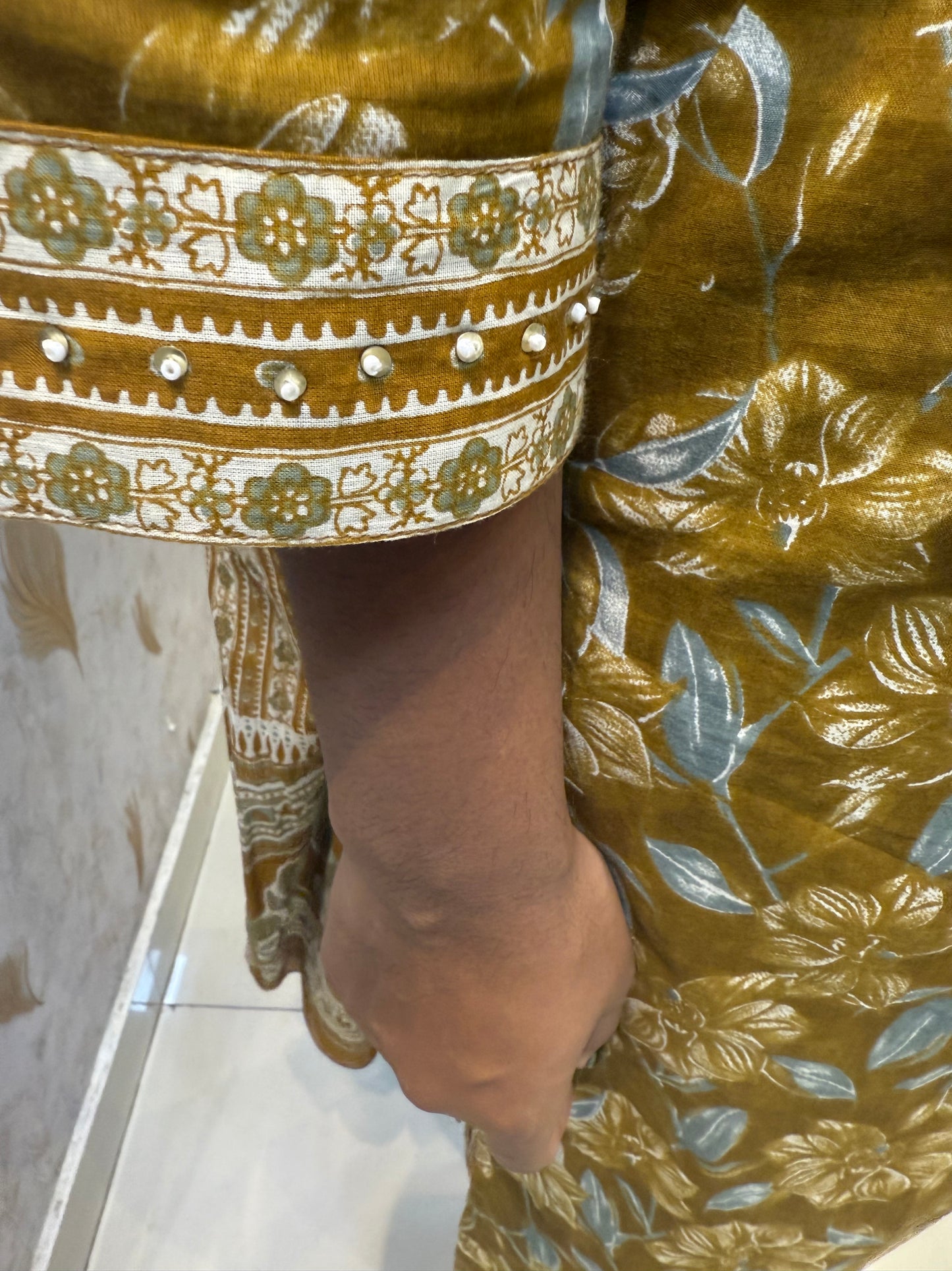 Pure Cotton Square Neck Salwar set