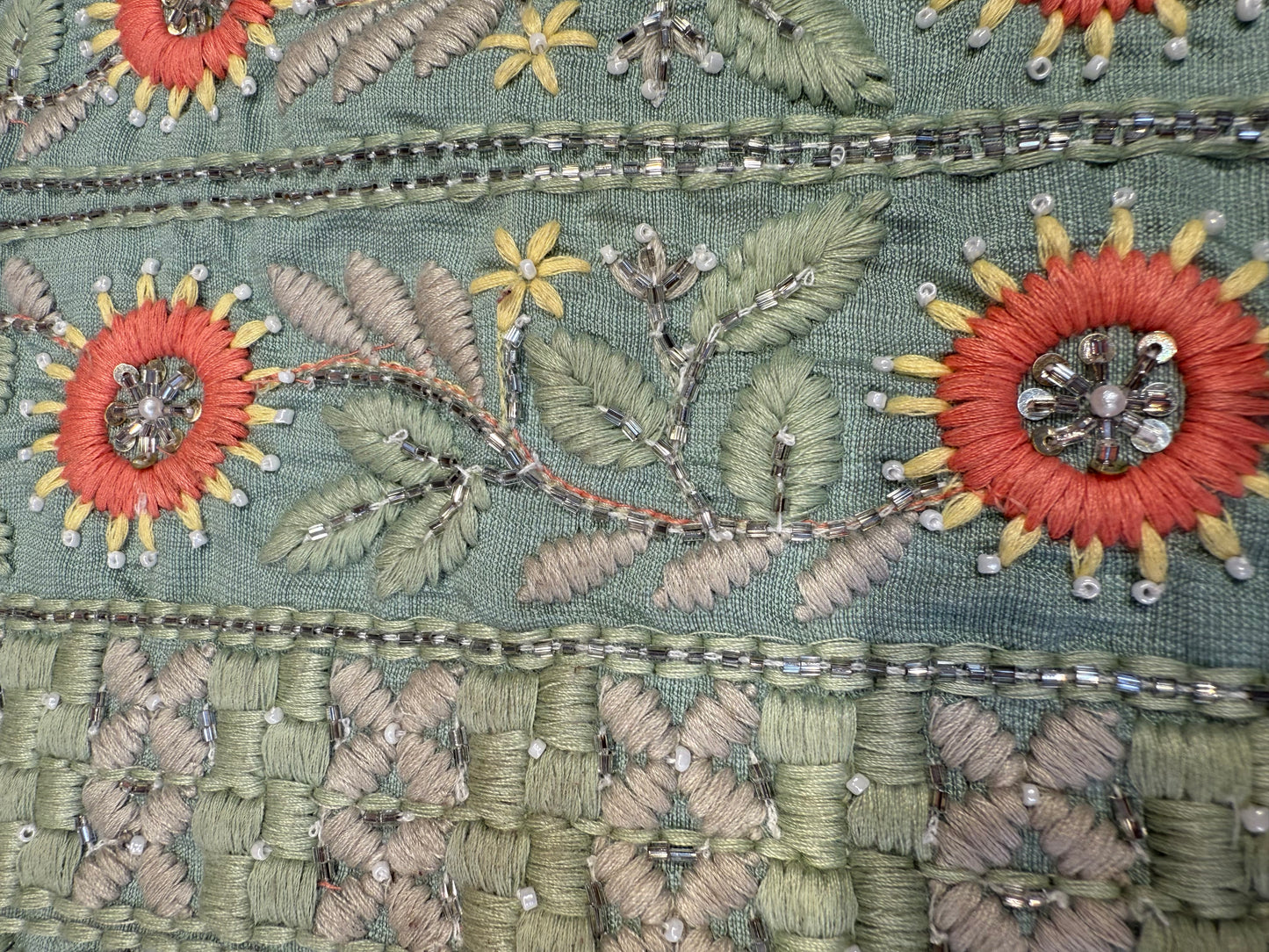 Pista Green Embroidery Kurti With Pant and Dupatta