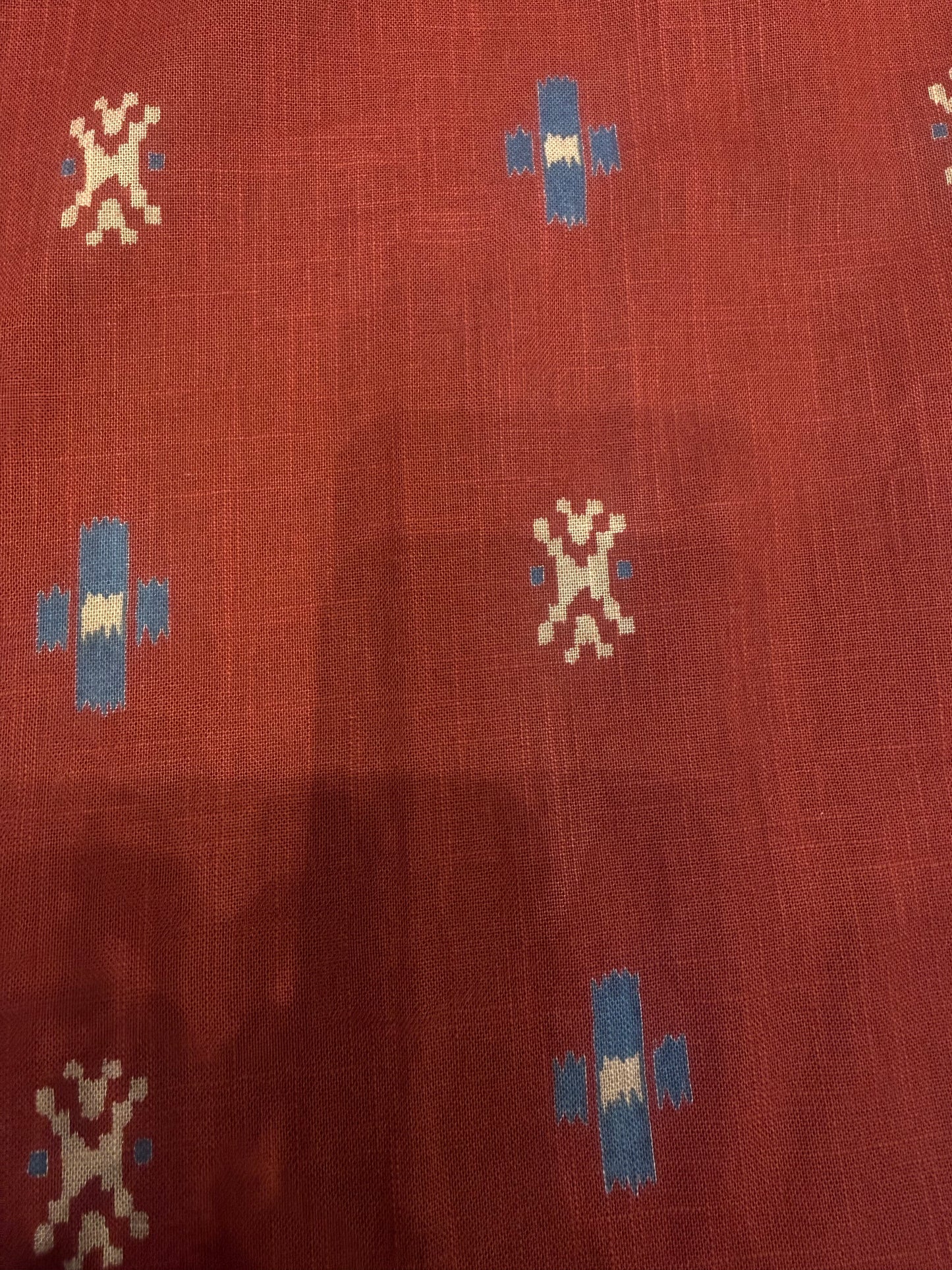 Marron Pure Handloom Cotton Flex Tunics - HSC1148