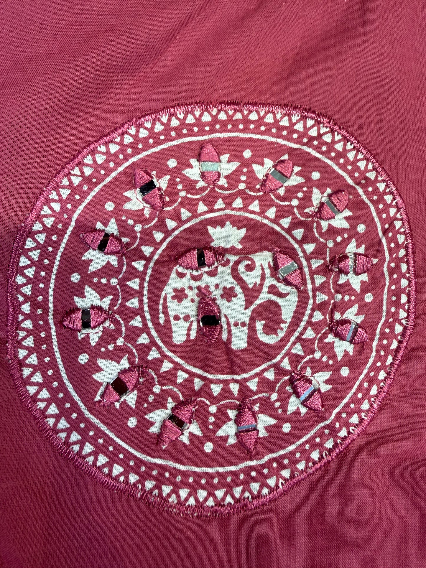 Pink Elephant Pure Cotton Kurti With Pant and Dupatta - HSC1147