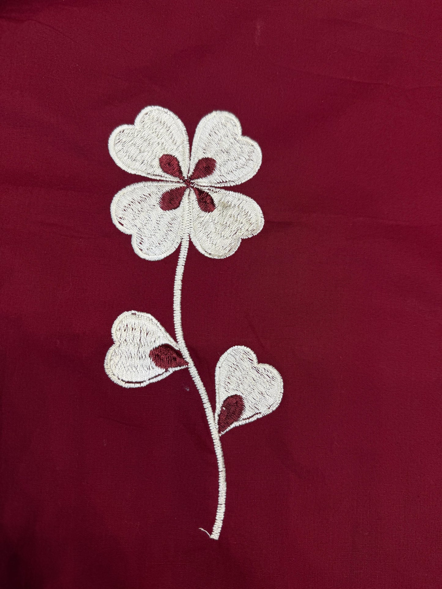Marron Scallop cut Cotton Co-ords set-HSC180