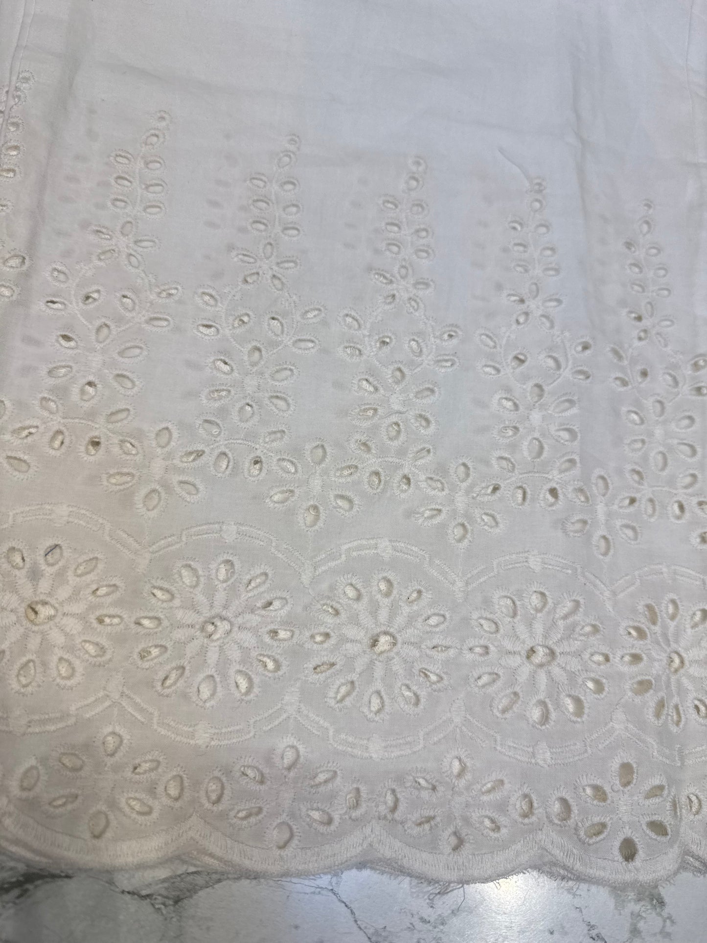 Chikankari Mustard Pure Cotton Co-ords set