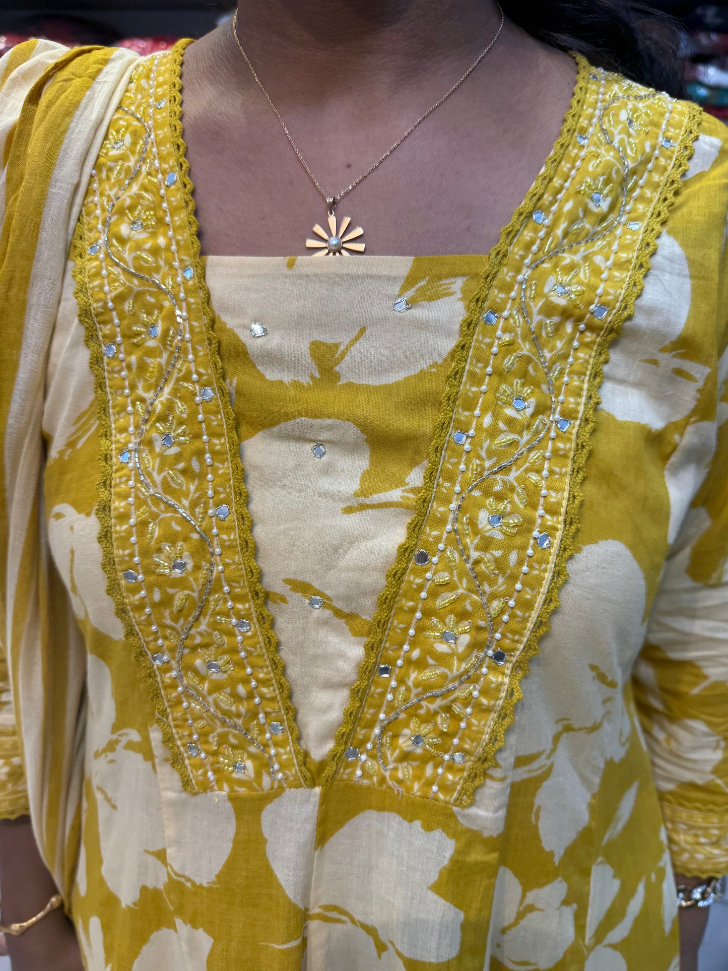 A-line Cotton Salwar Set