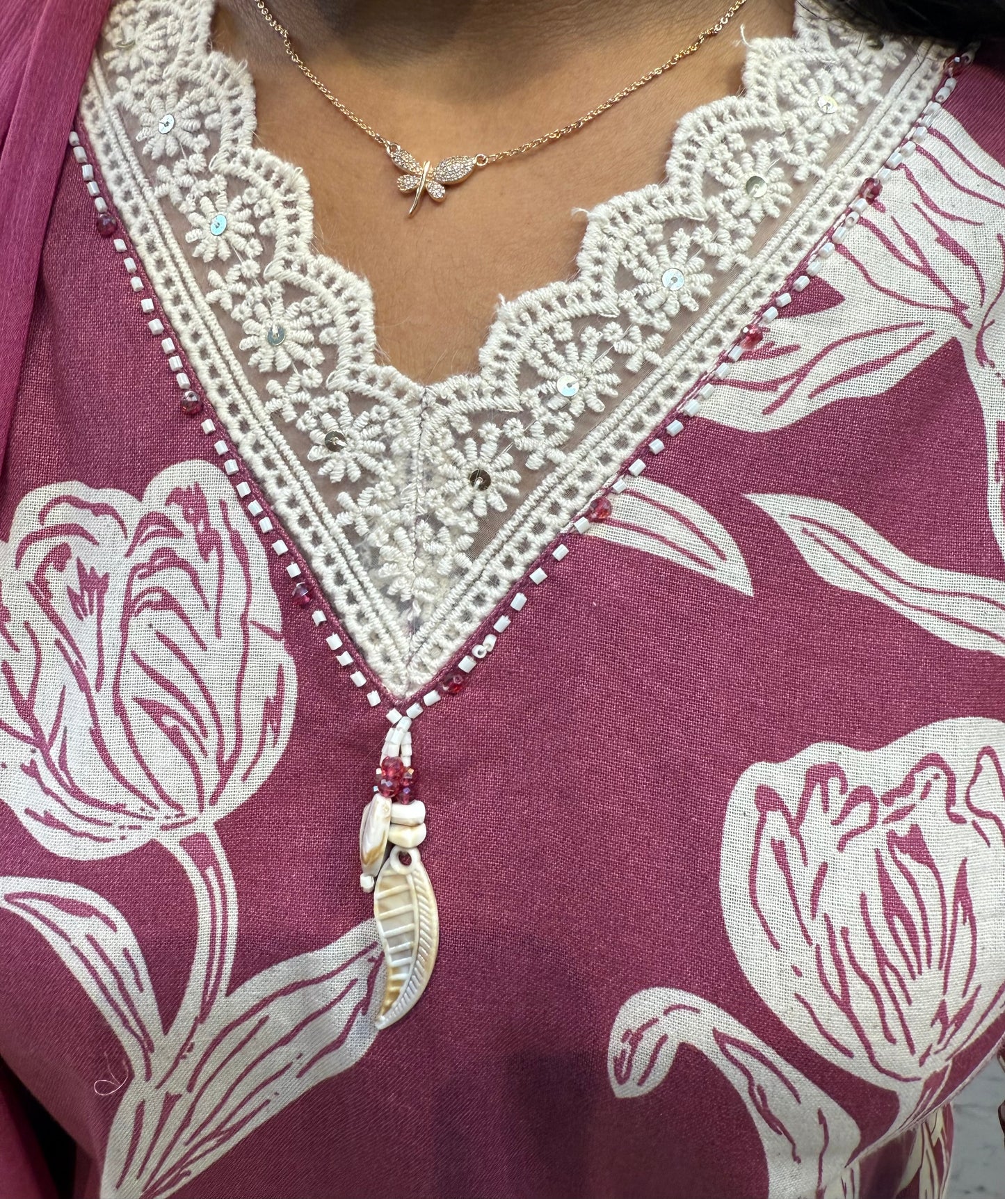 Pure Cotton Flex With Lace Details in Kurti with pant and Dupatta