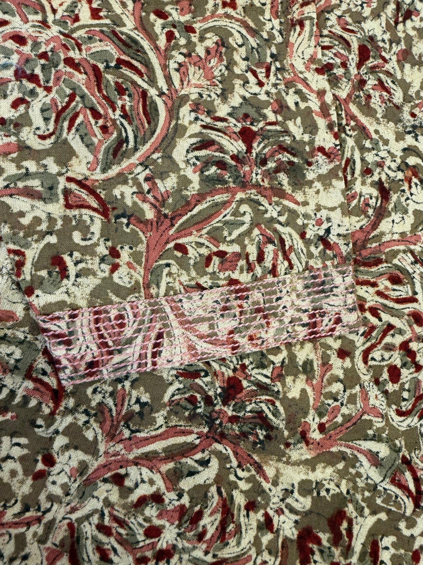 Kalamkari Printed Pure Cotton Straight Cut Kurti