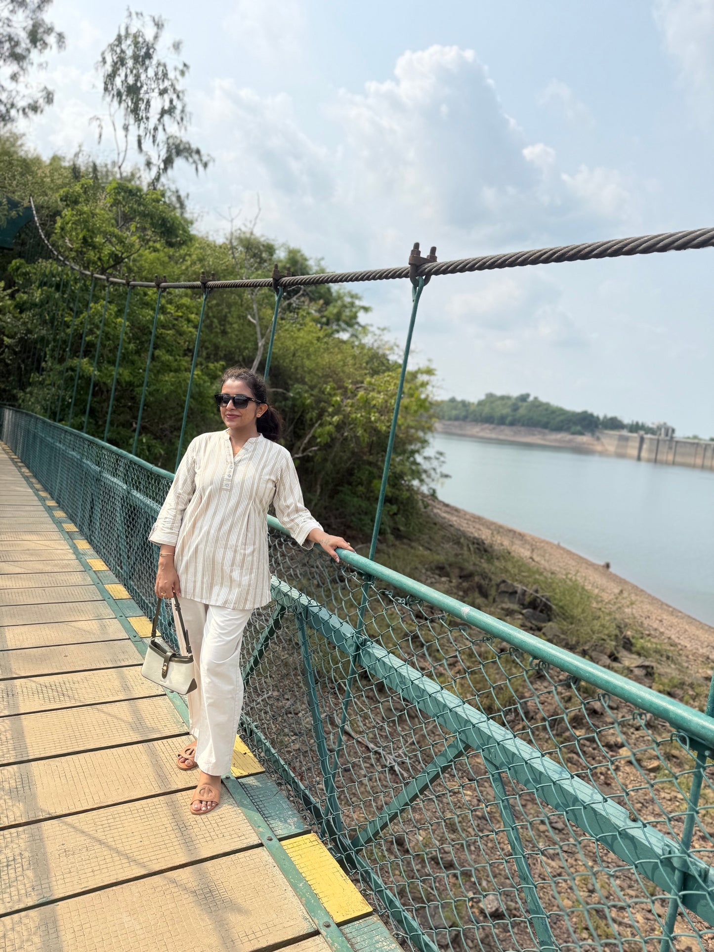 Stripes Pure Cotton Tunics Top