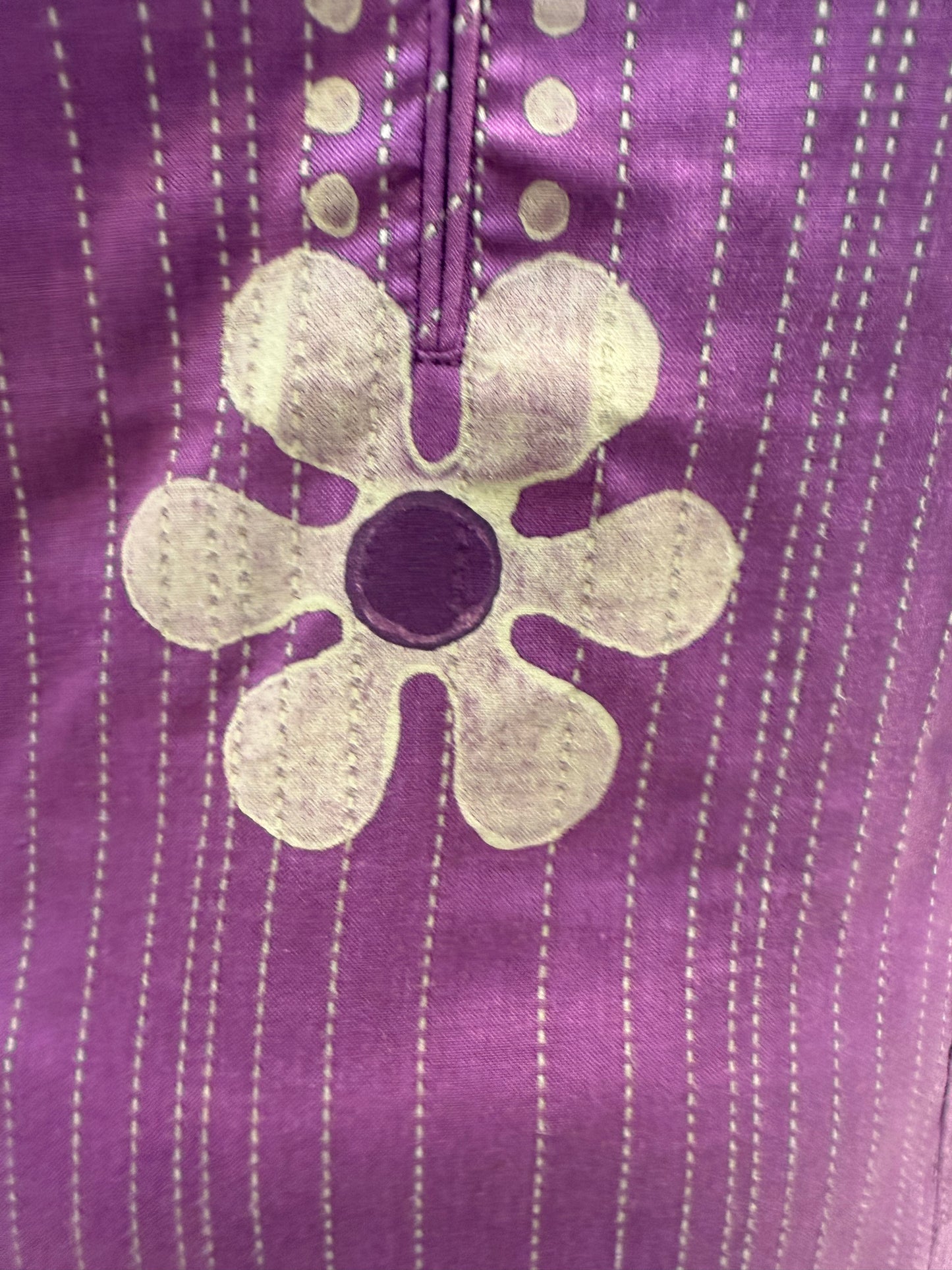 Lavender Cotton Block Printed Kurti