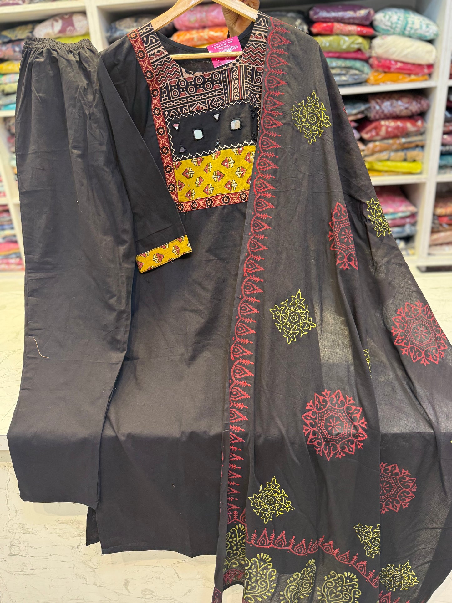 Block Printed Pure Cotton Salwar set