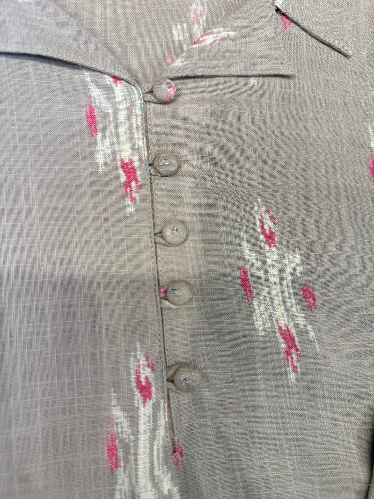 Grey Pure Cotton Kurti With Pant -HSC1149