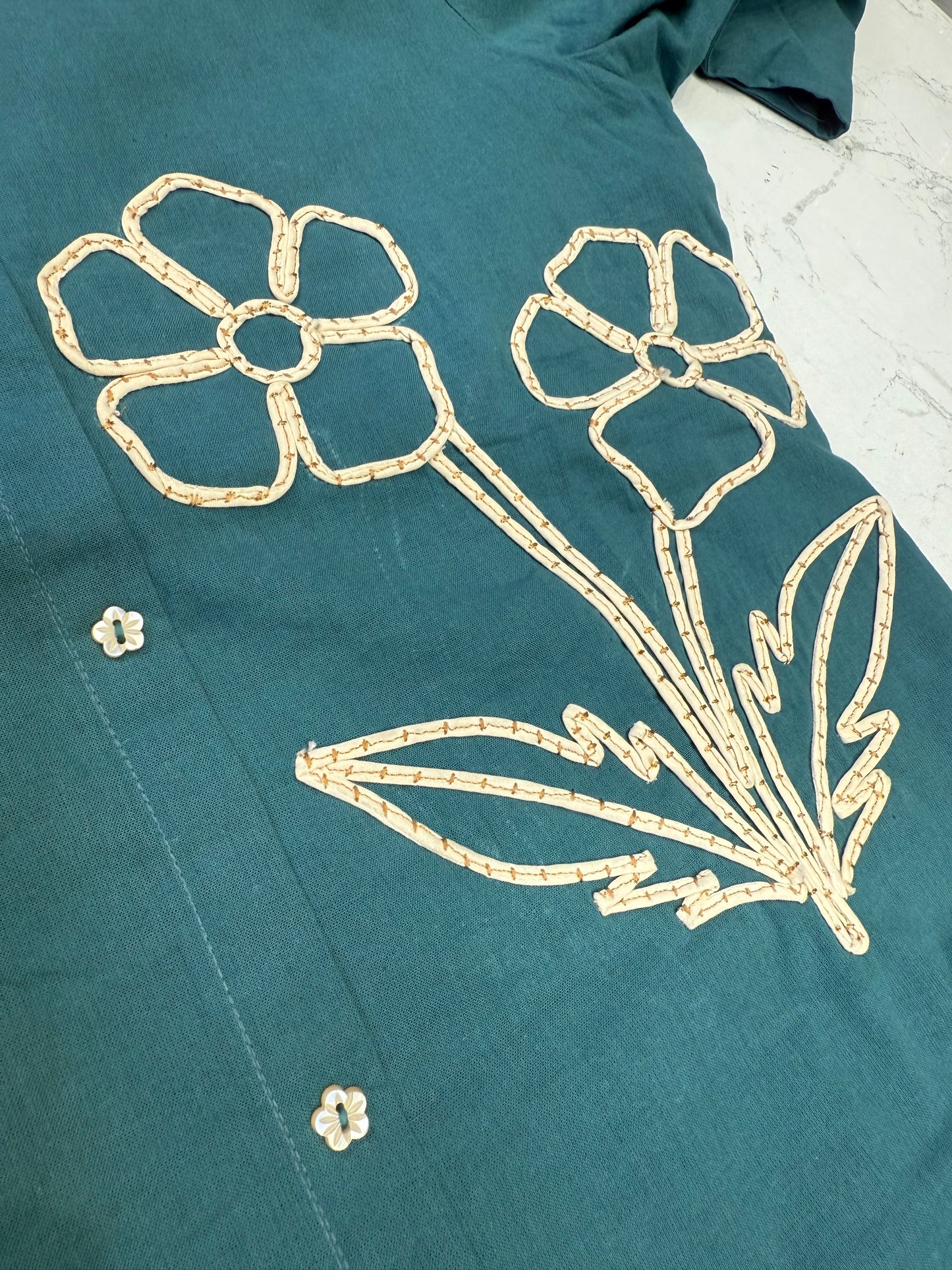 Blue Cotton Flex Co-ords Set-HSC25