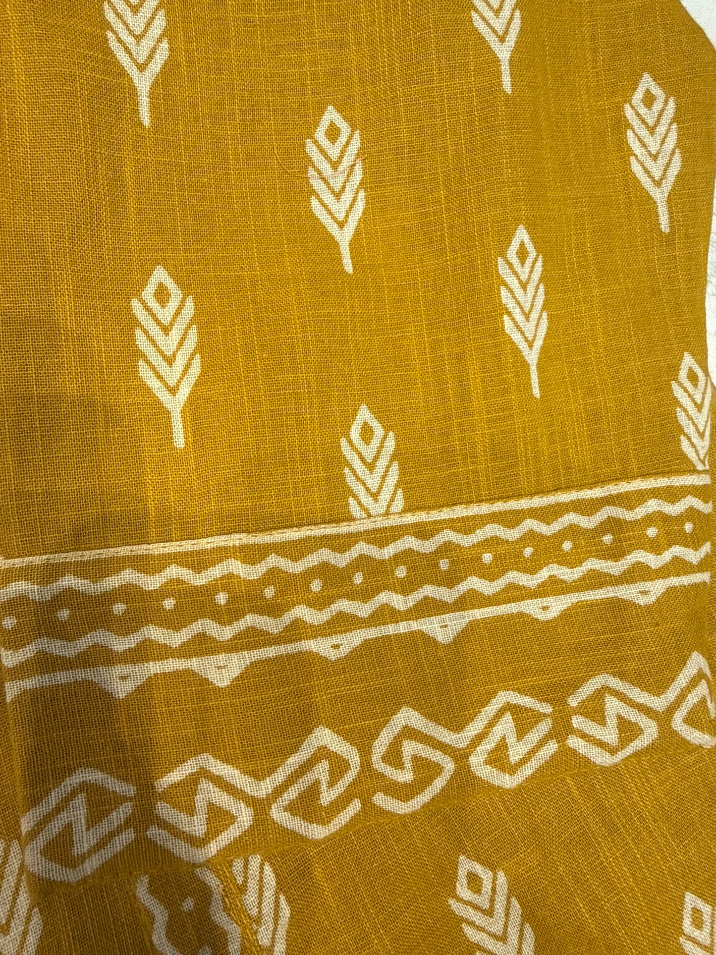 Chikankari Mustard Pure Cotton Co-ords set