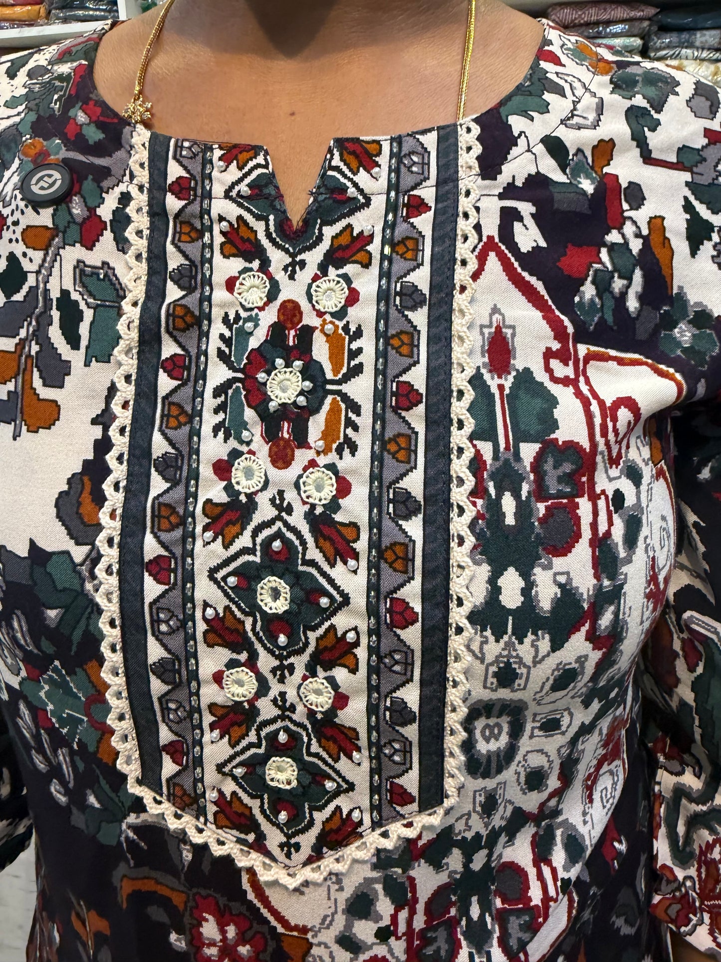 Black Printed Co-ords Set