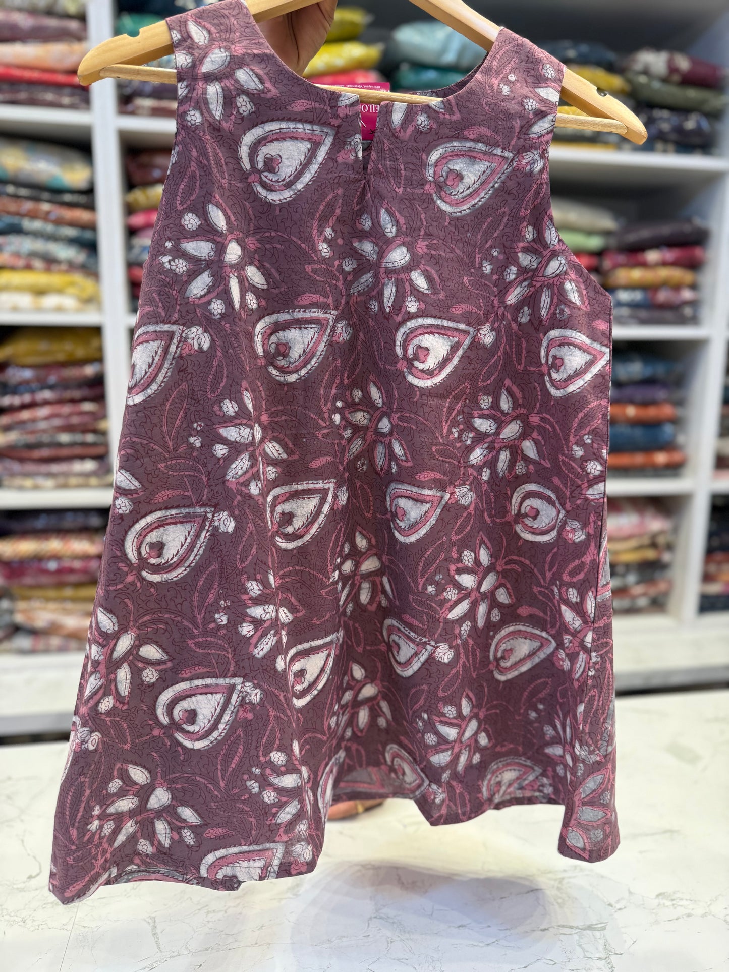 Block Printed Pure Cotton Tunics Top