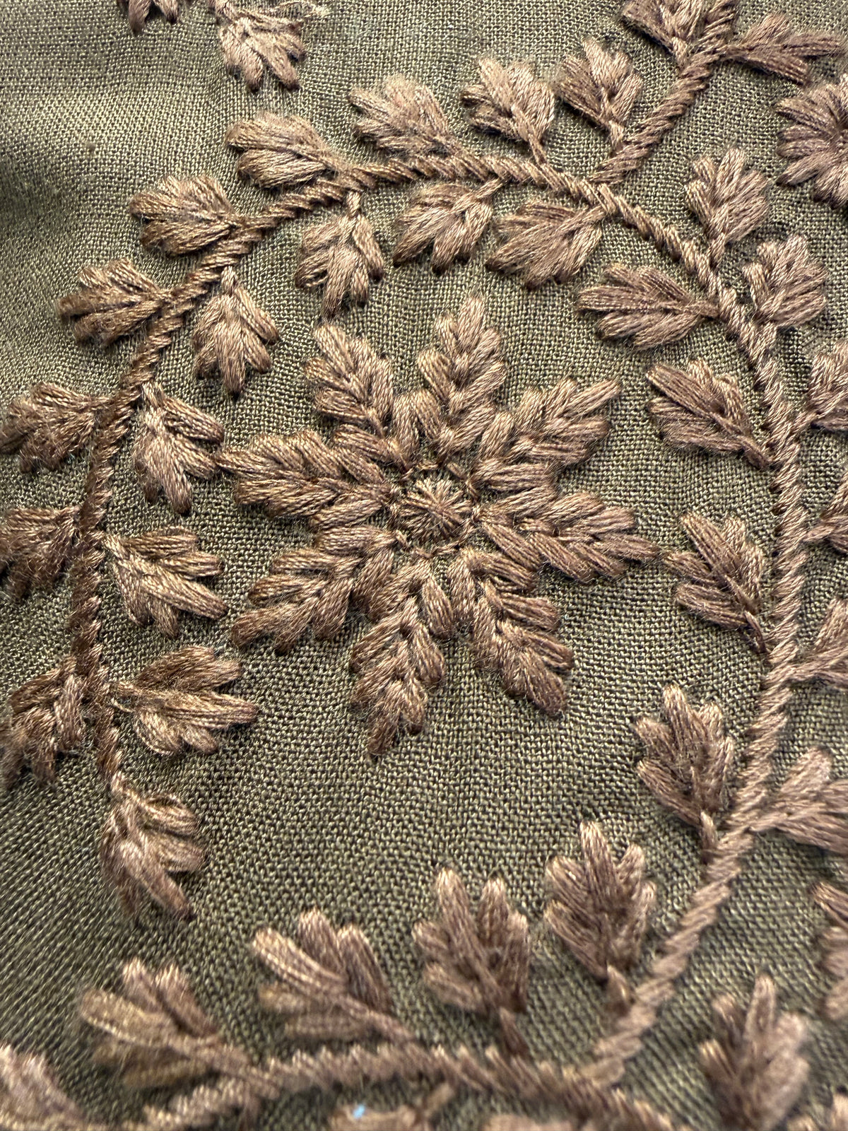 Brown Pure Rayon Chikankari Tunics Top -HSC1249