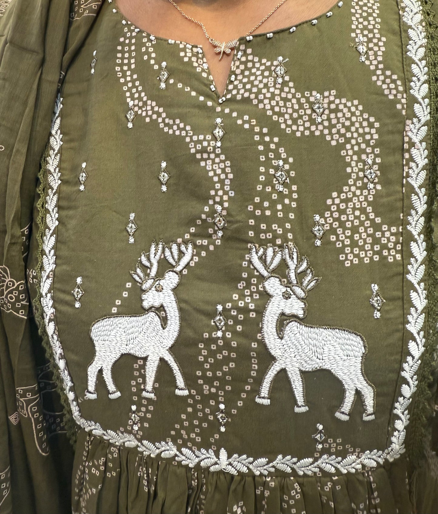 Deer Pul Mul Cotton Salwar Set