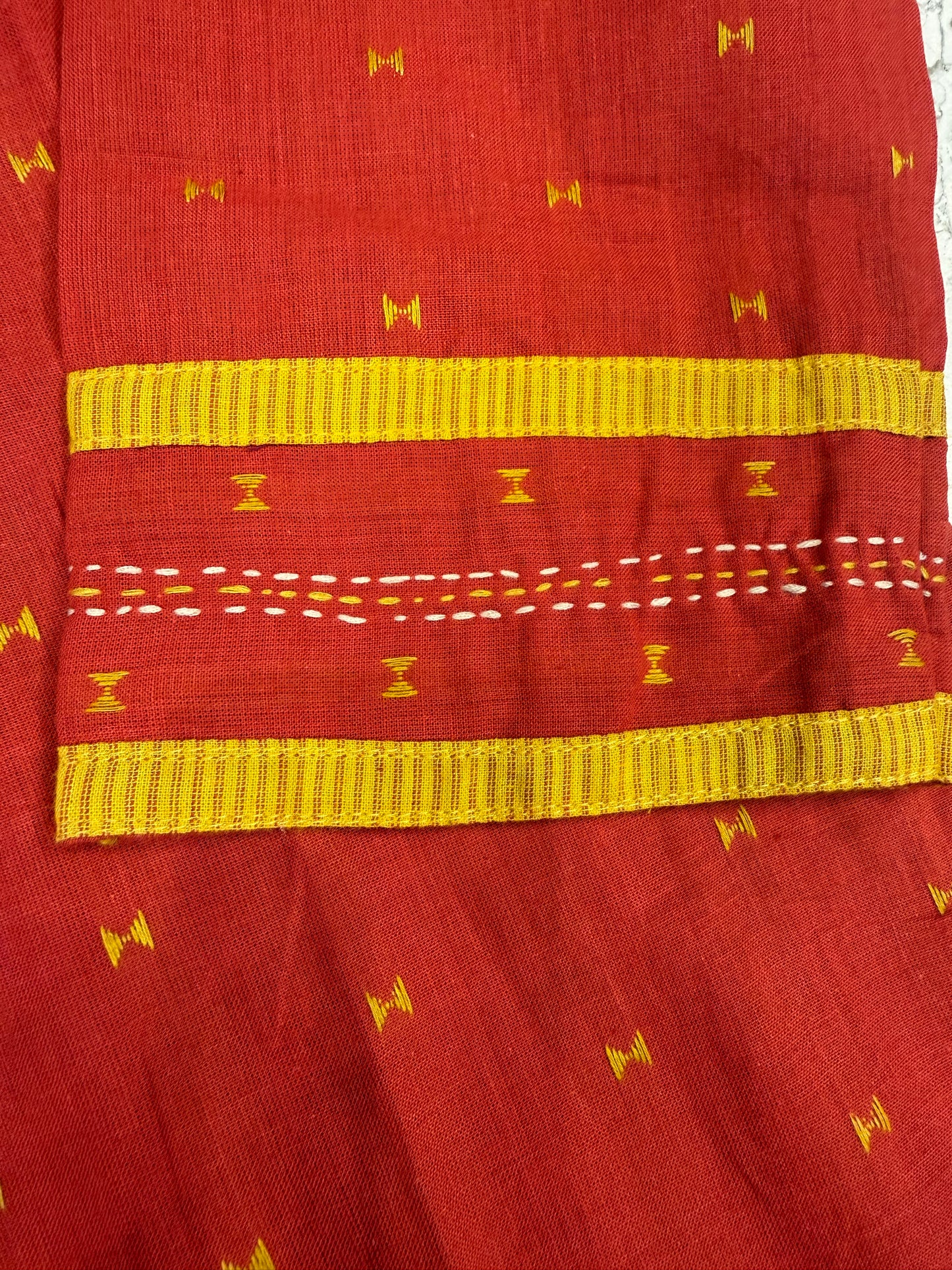 Pure Handloom Embroidery Cotton Kurti