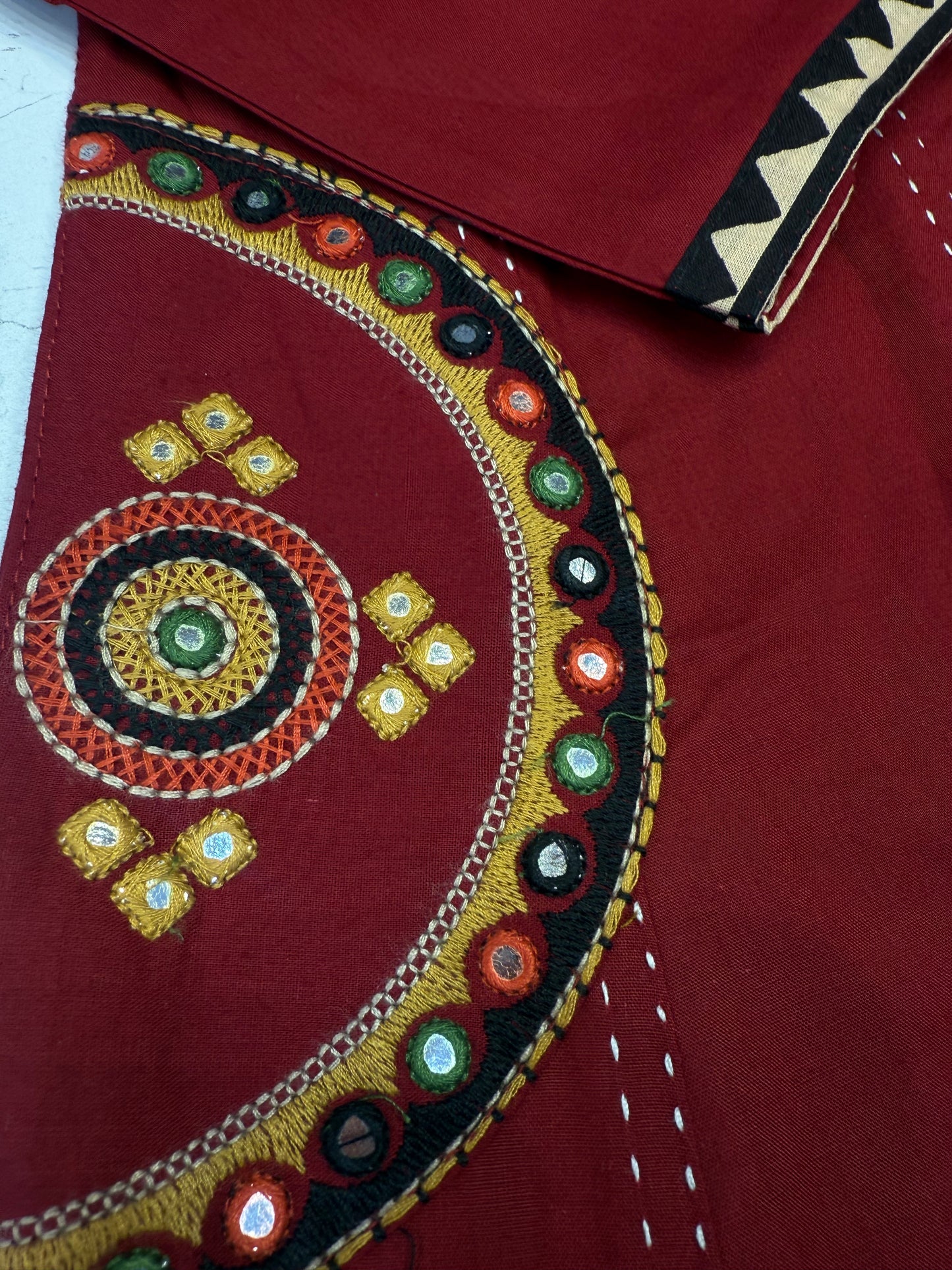 Two Sides Pocket Kurti With Pant and Dupatta Boutique style Kurti 5