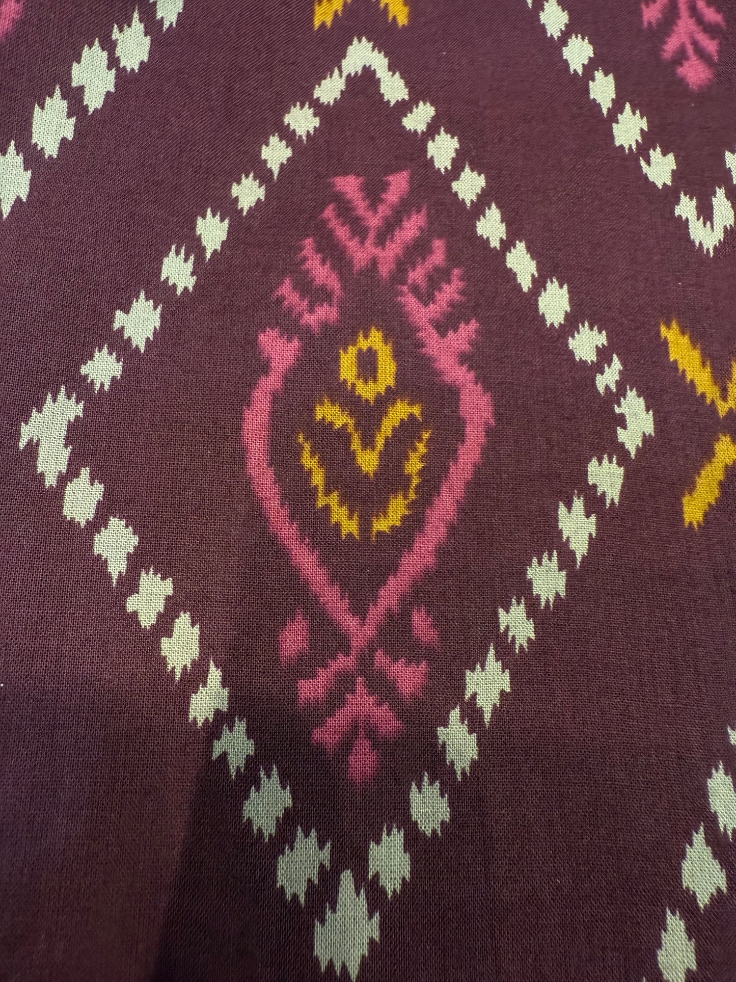 Magenta Printed Kurti With Pant and Dupatta-HSC60