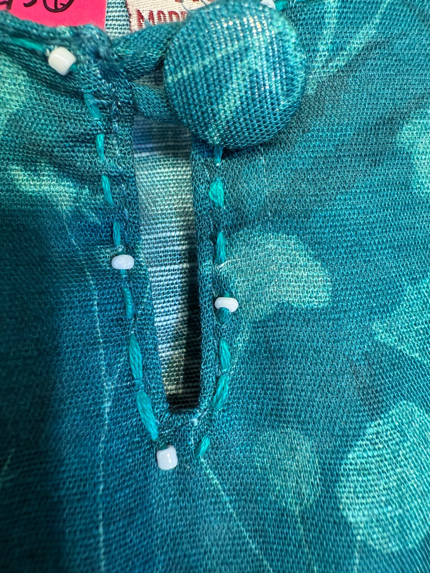 Mirror work Cotton Kurti