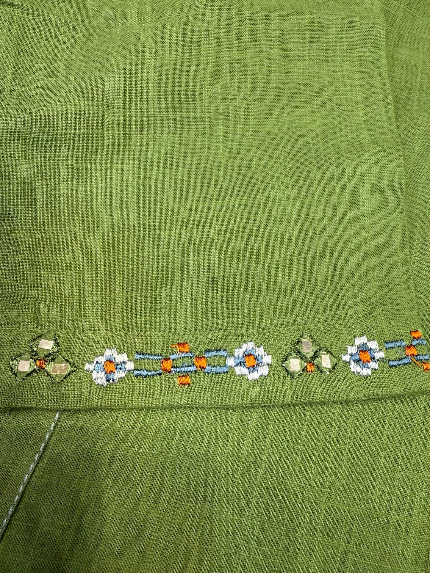 Green Pure Cotton Kurti