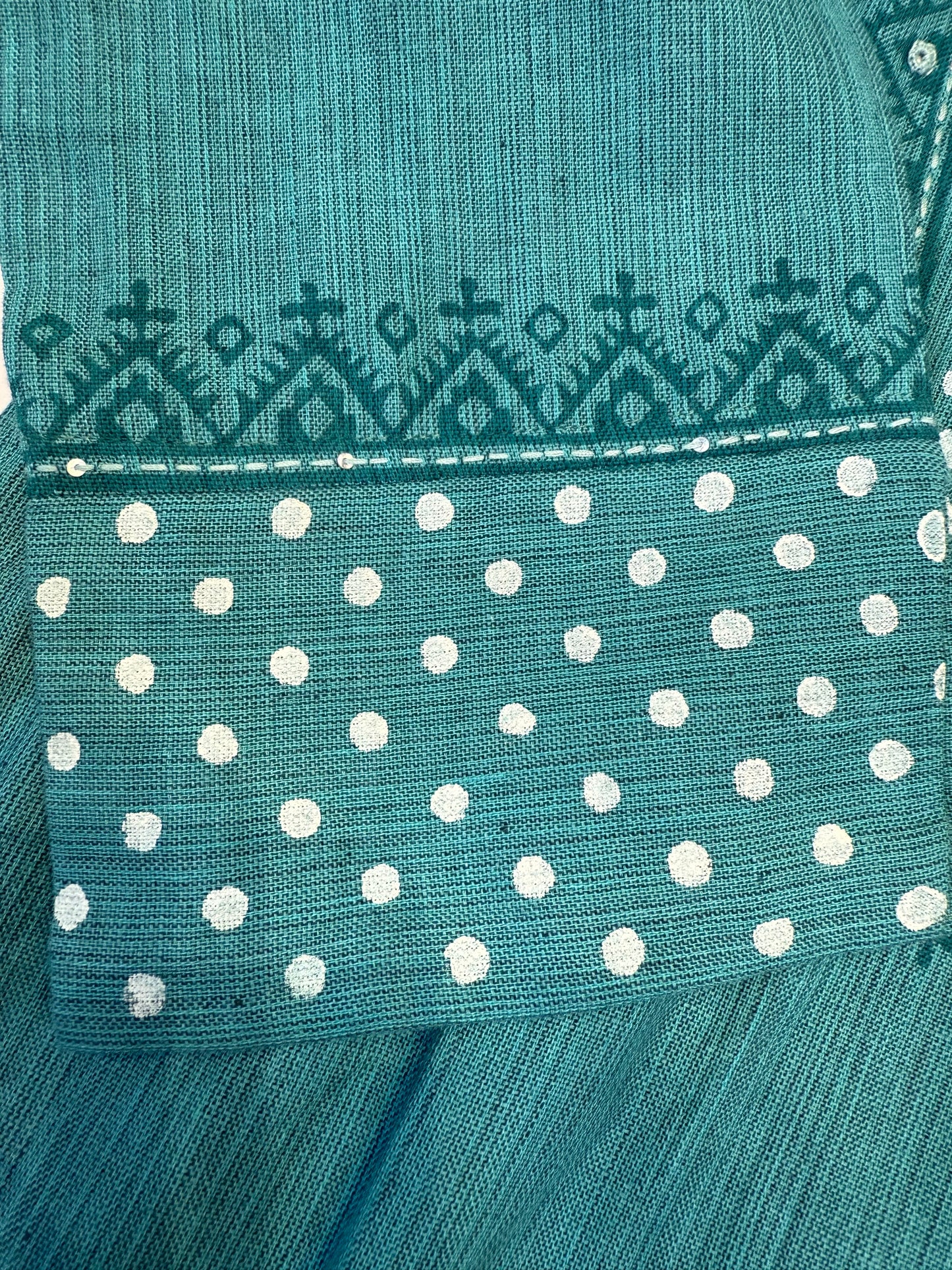 Blue Cotton Flex Kurti