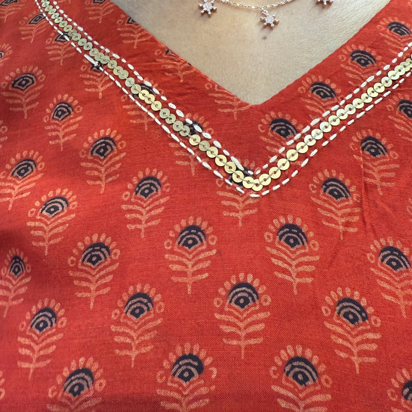 Pure Muslin A-line Kurti