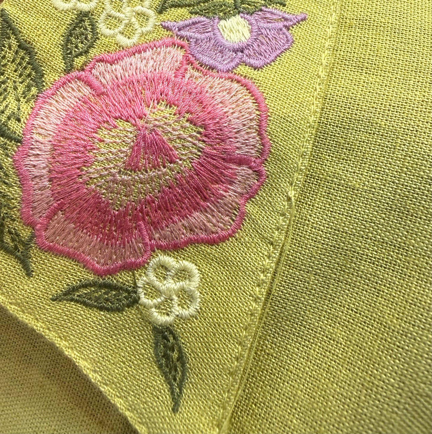 Green Pure Cotton Flex Embroidered Co-ords-HSC92