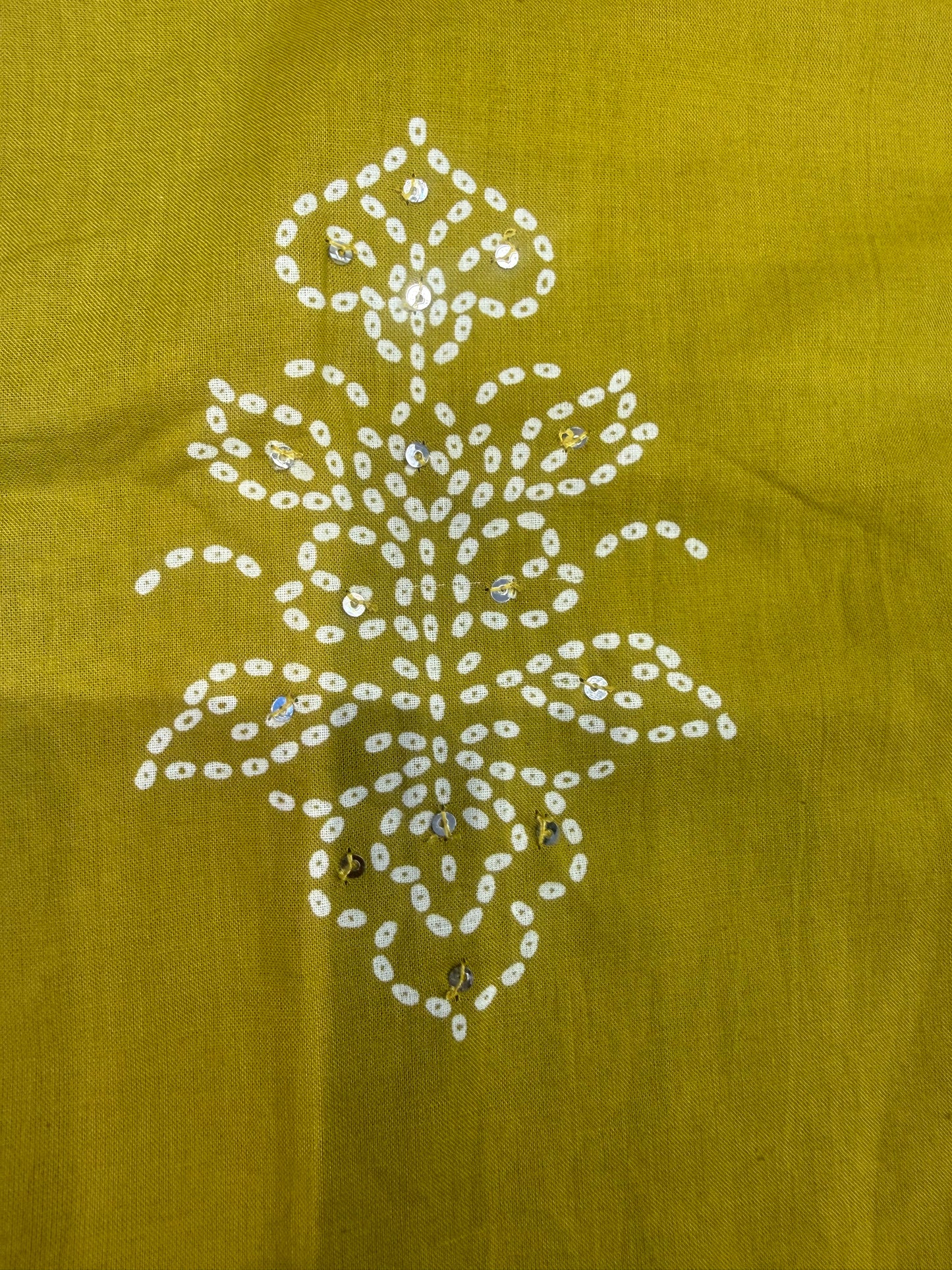 Mustard Pure Cotton Kurti With Pant