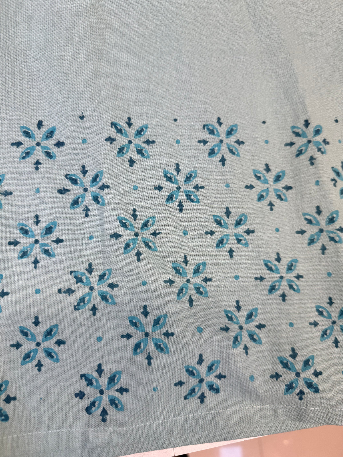 Block Printed Pure Cotton Tunics Top -HSC1248