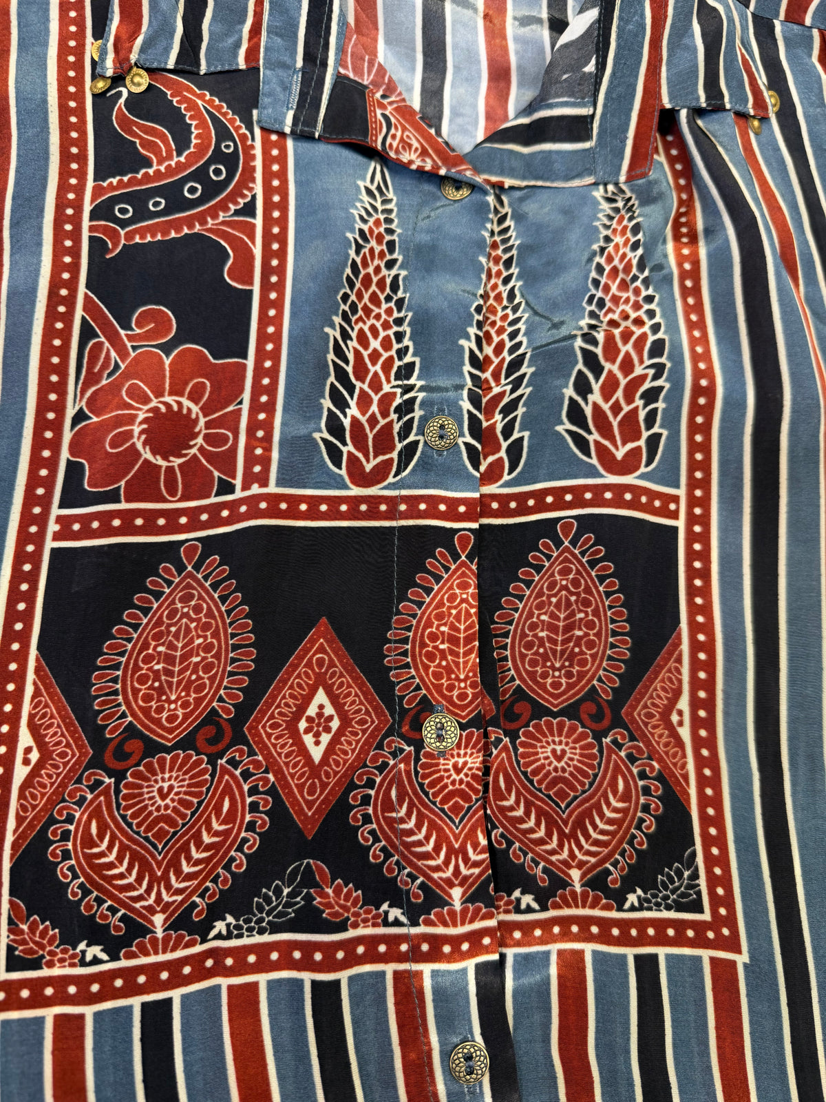 Printed Crepe Tunics Top -HSC1247