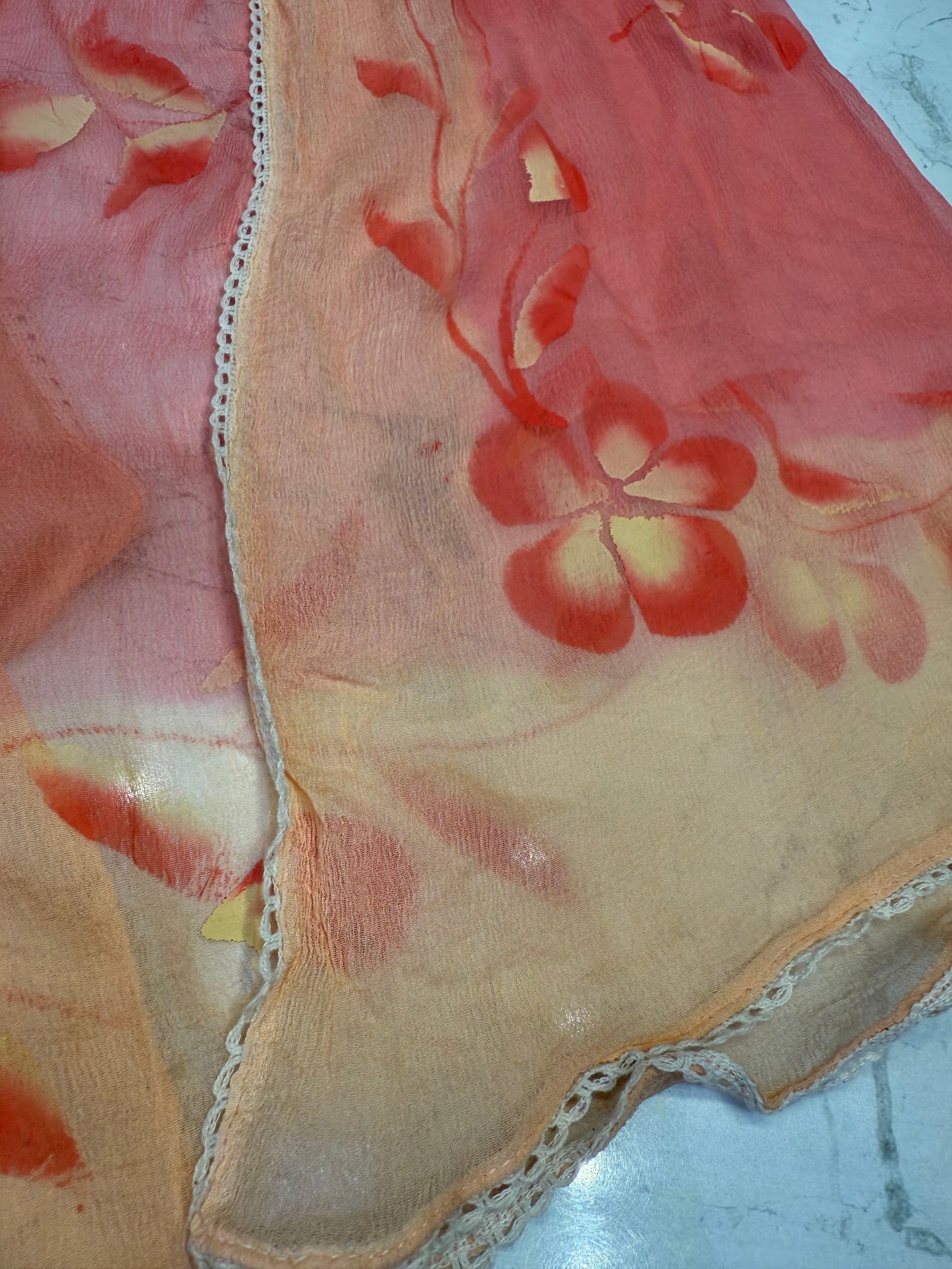 Pure Cotton Kurti With Pant and Brush Paint Dupatta