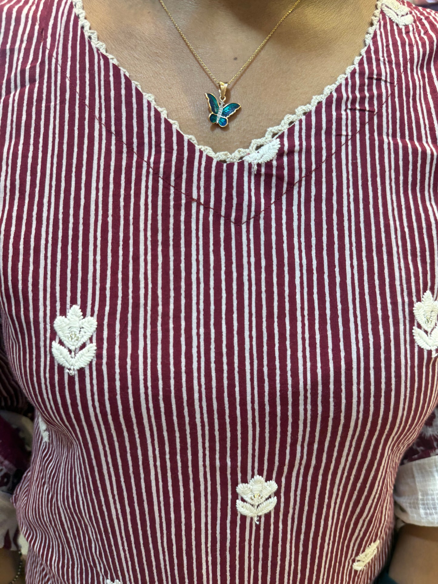 Pure Cotton Kurti With Pant and Dupatta