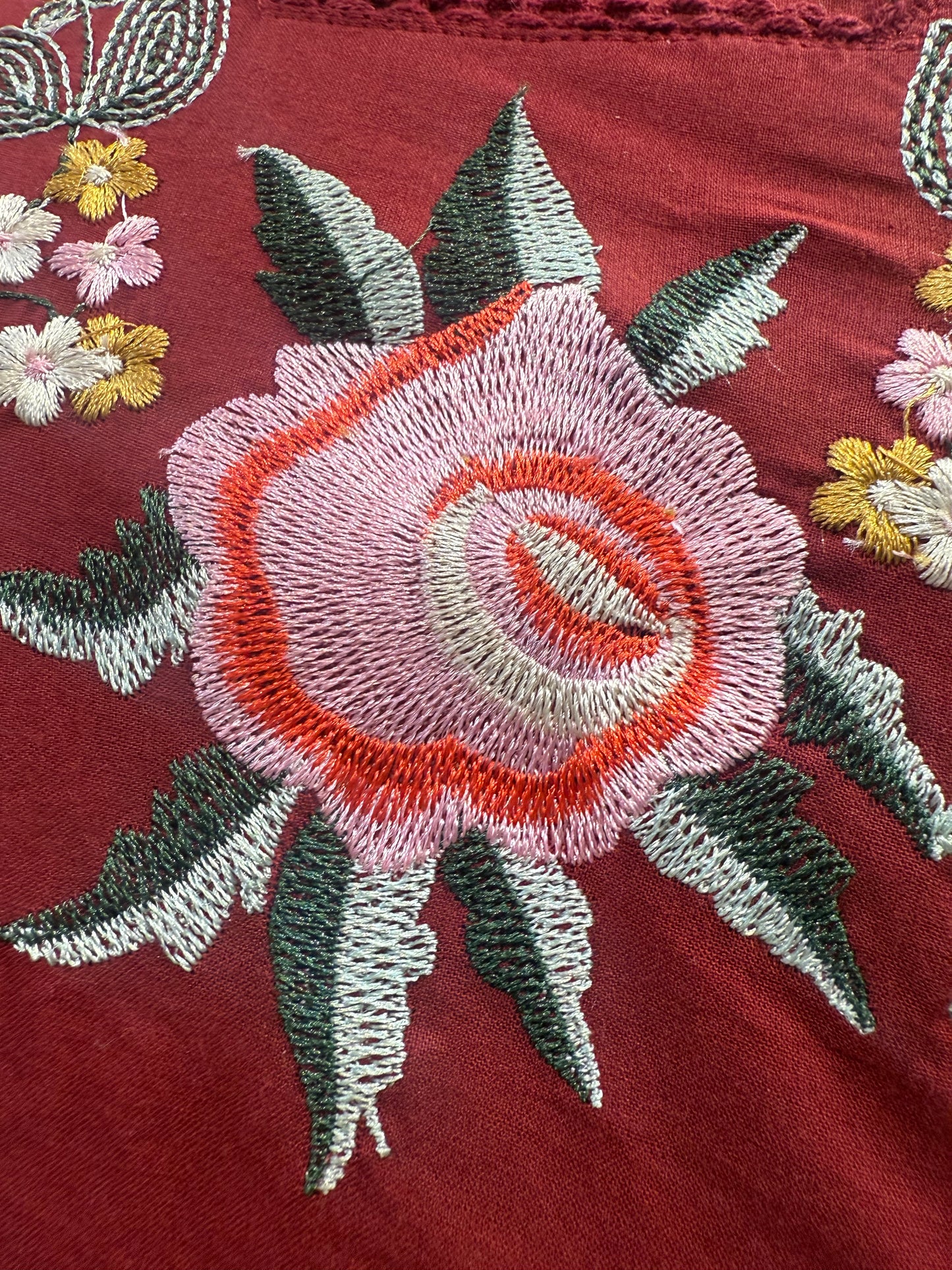 A-line Embroidery Work Kurti With Pant and Dupatta