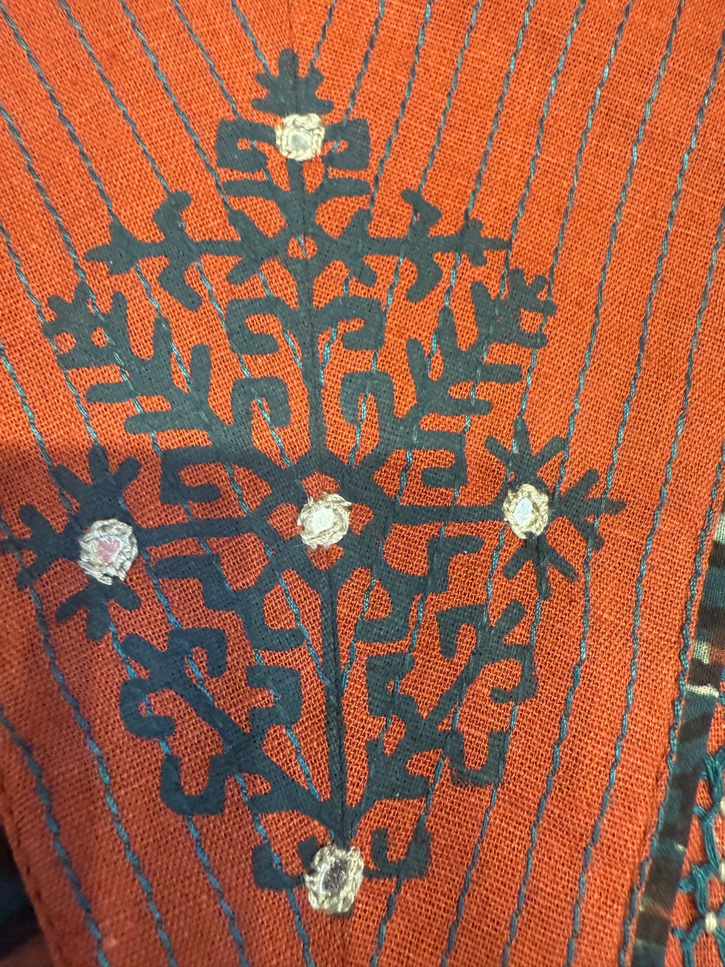 Marron Cotton Flex Kurti