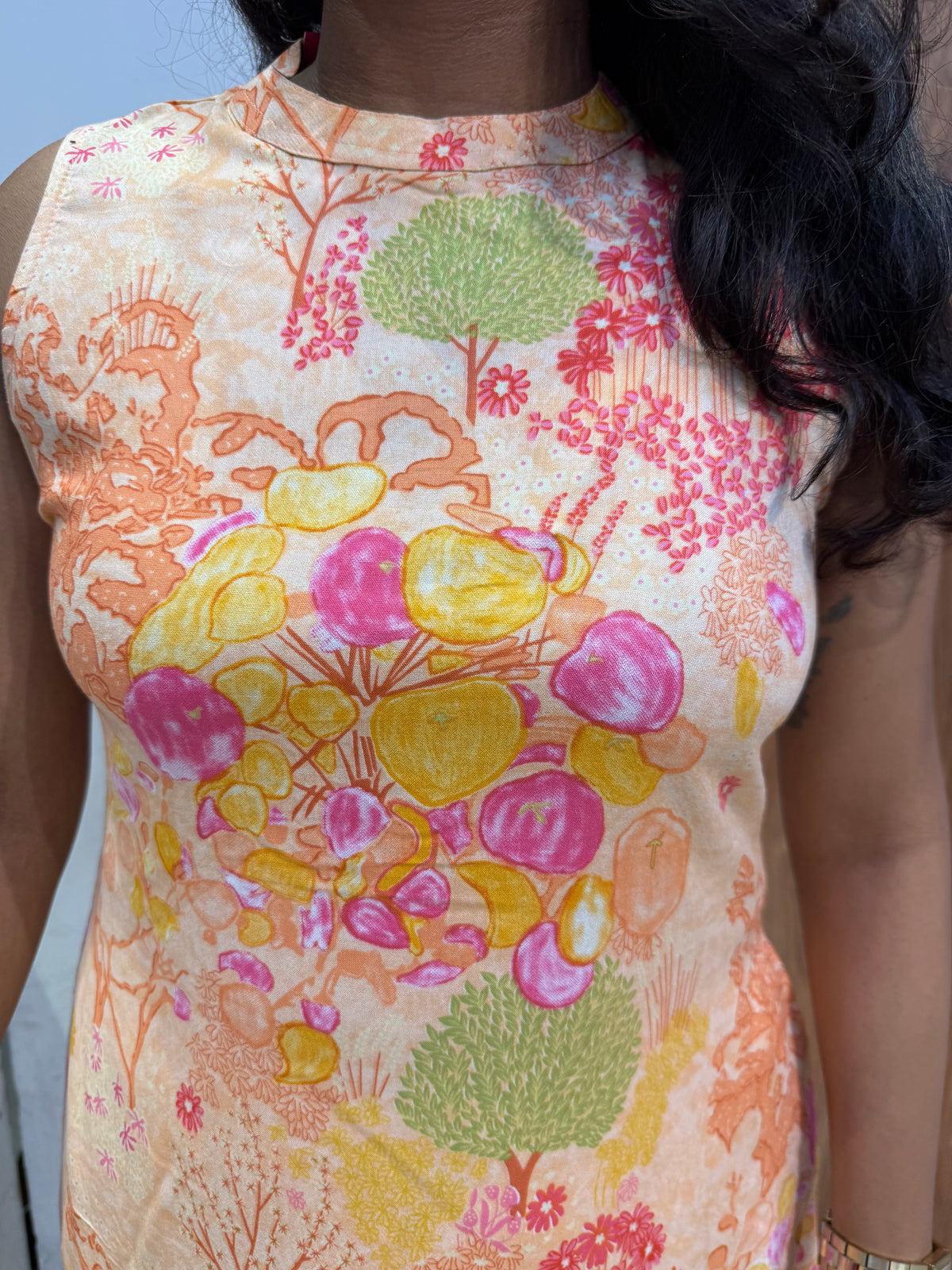 Premium Printed Rayon Multi Colour Co-ords Set -HSC1191