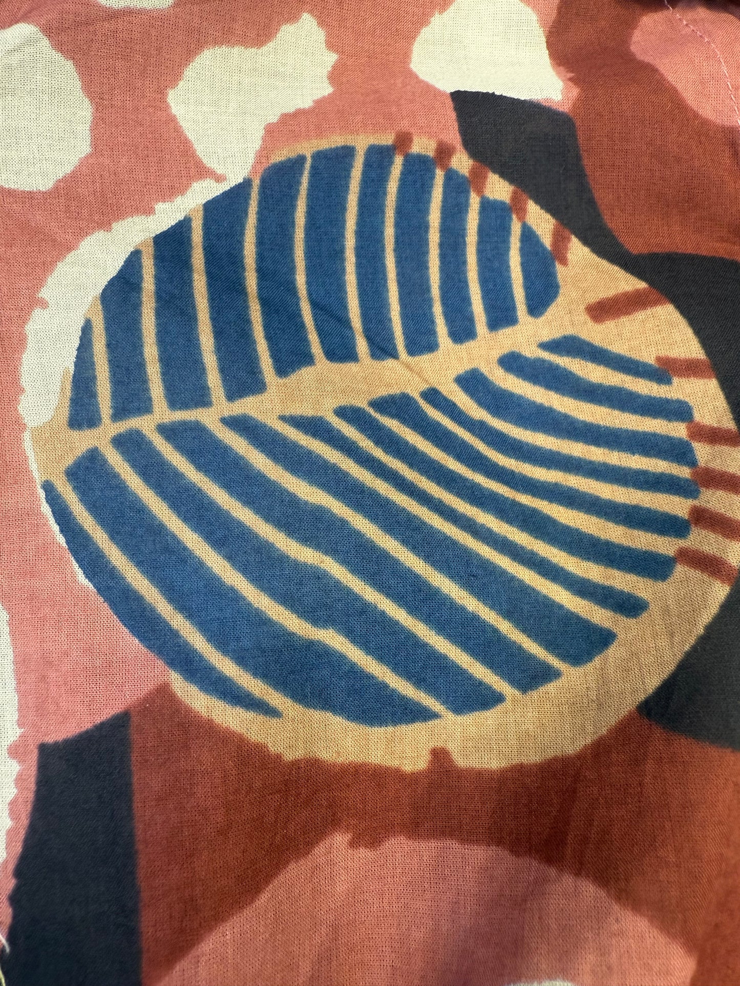 Printed Pure Cotton A-line Dress-HSC21