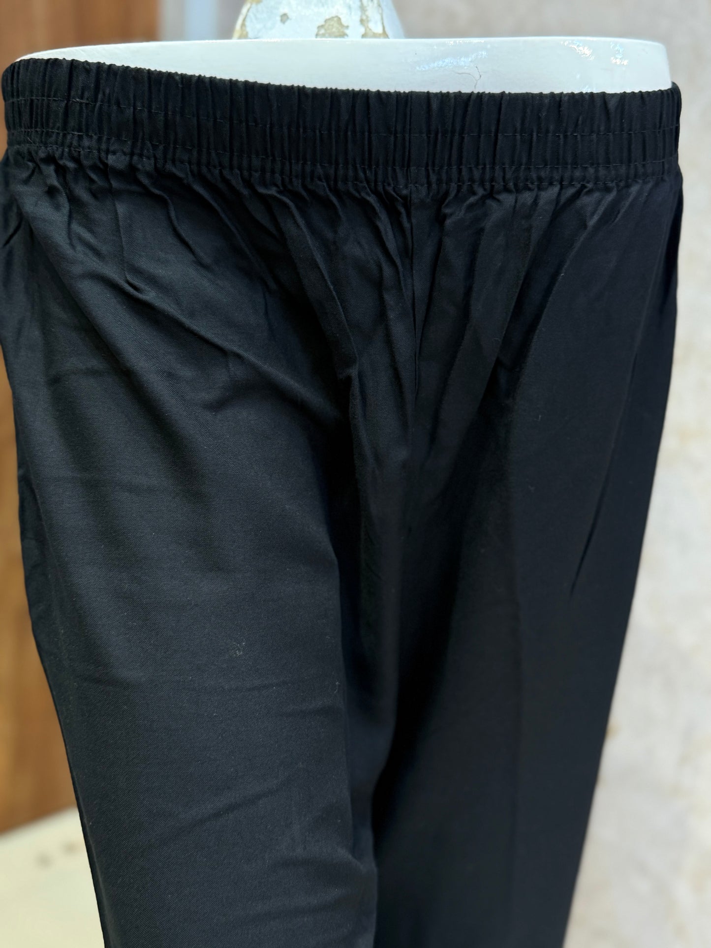 Black Premium Rayon Palazzo Pant