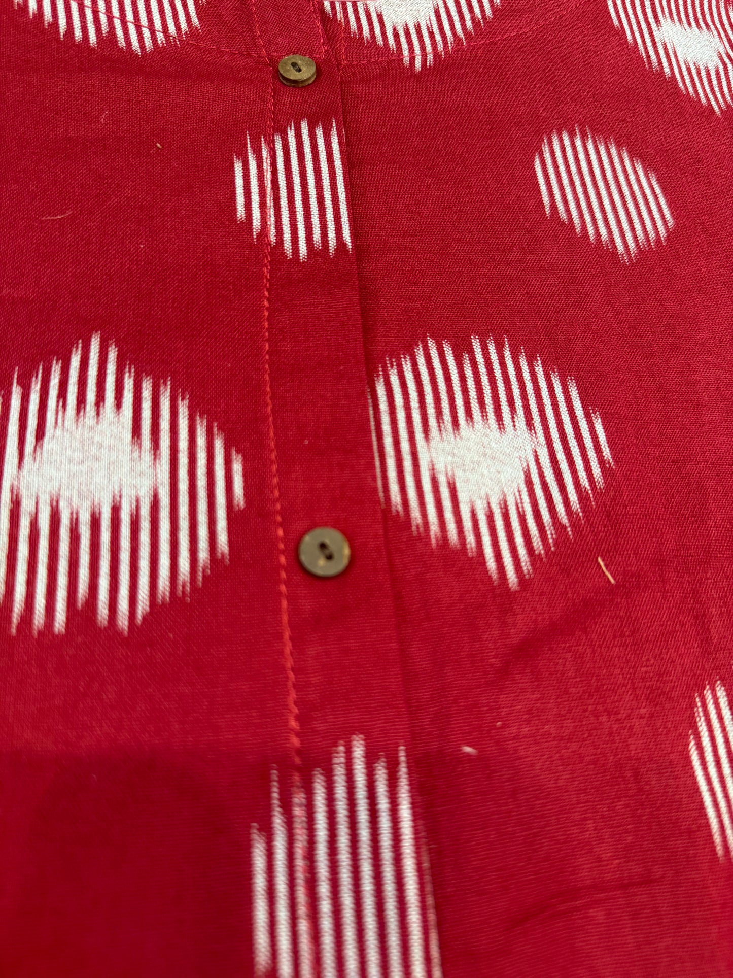 Marron Handloom Pure Cotton Kurti
