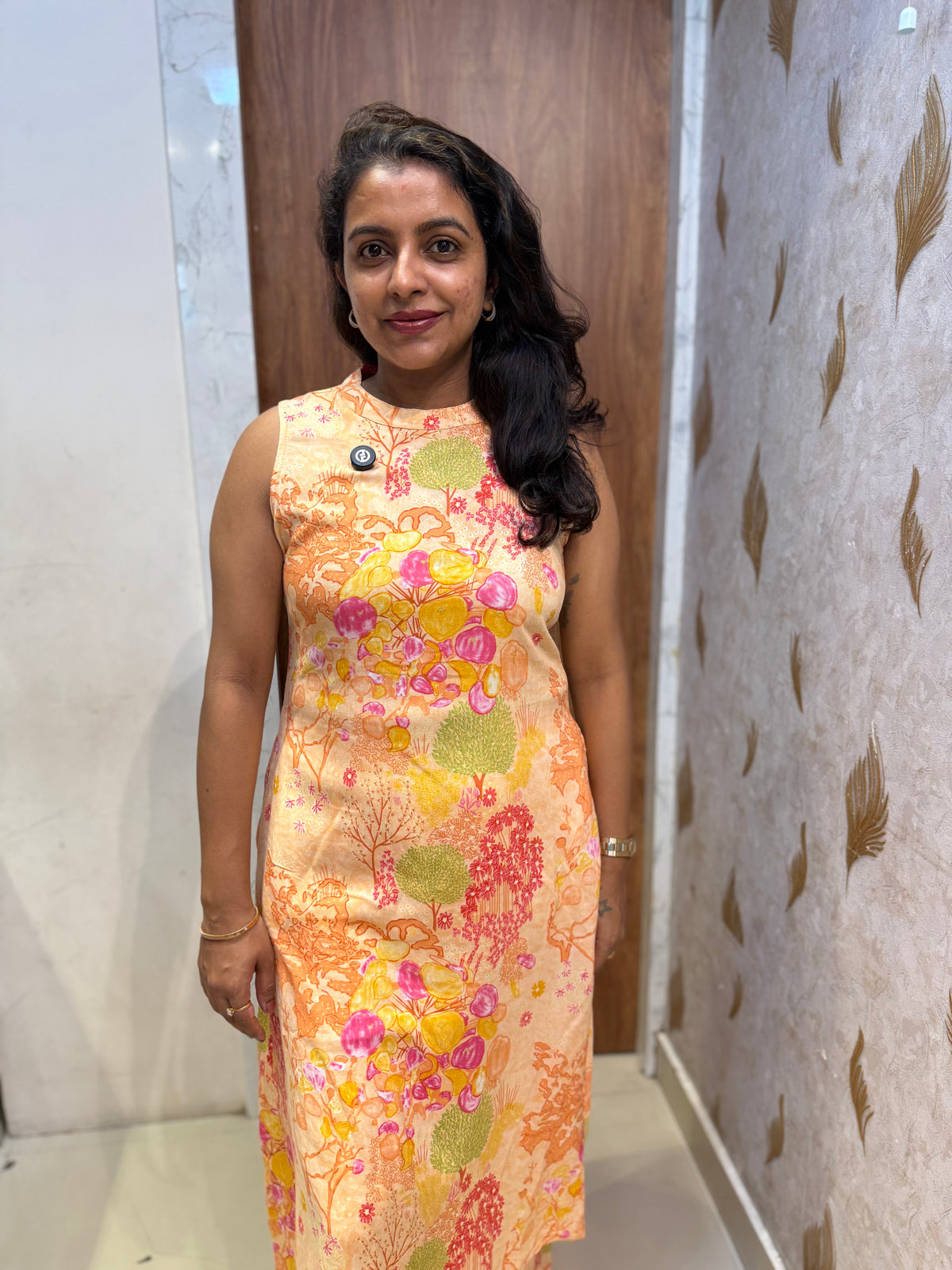Premium Printed Rayon Multi Colour Co-ords Set -HSC1191