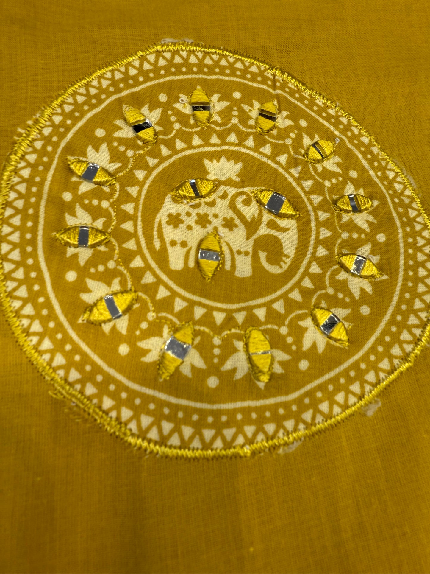 Mustard Elegant Kurti With Pant and dupatta