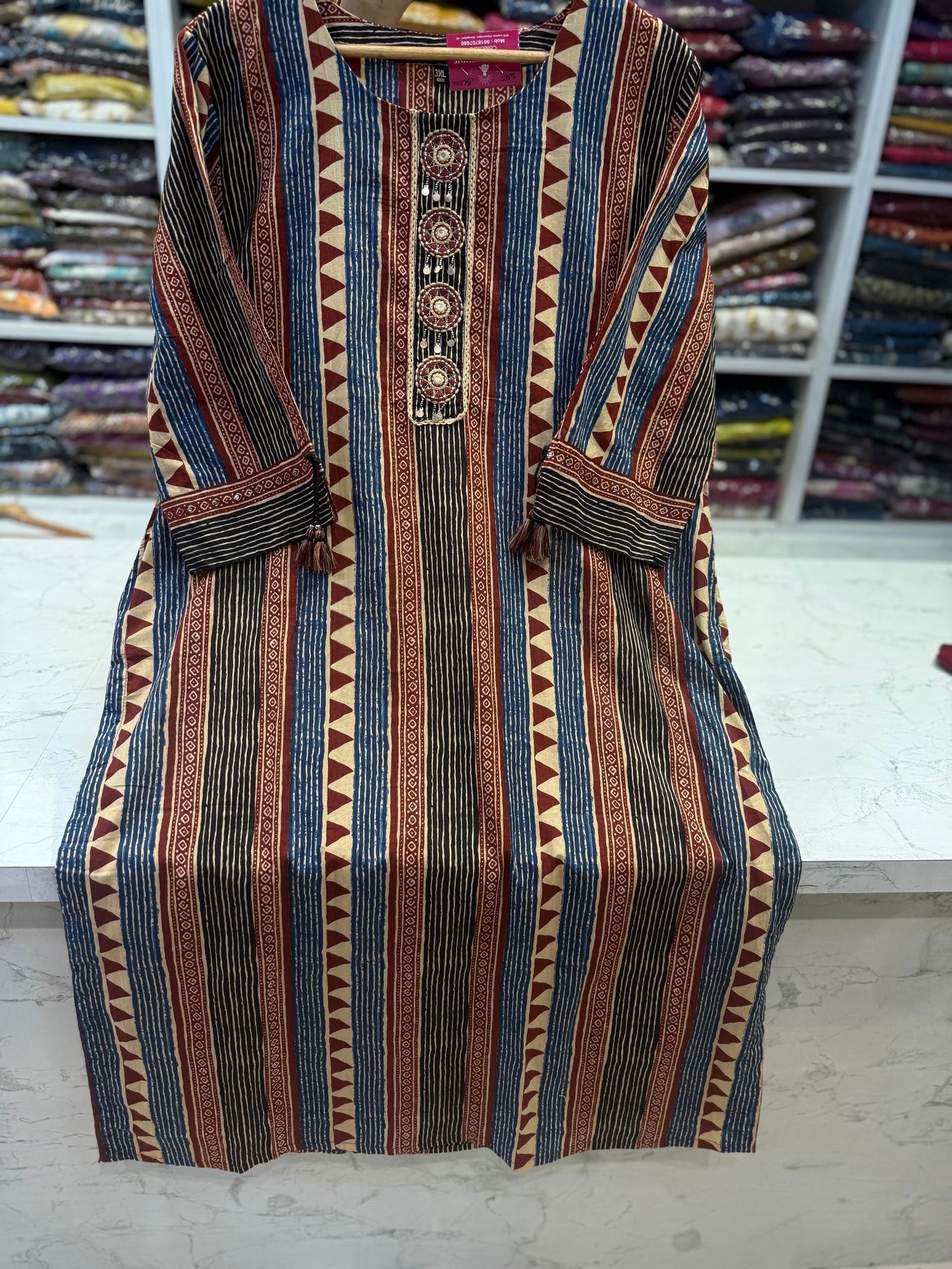 Printed Pure Cotton Kurti